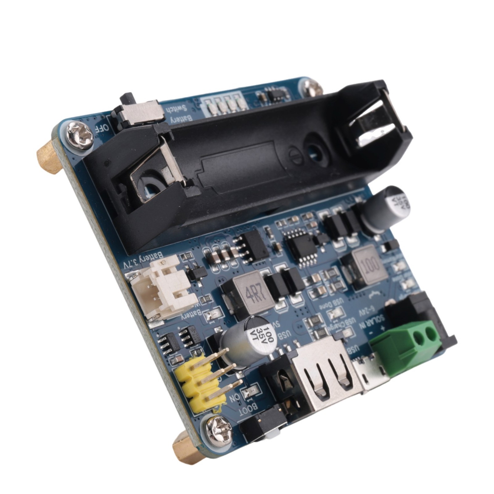Solar Management Module for 6V-24V Solar Panel,Supports MPPT Function,USB3876