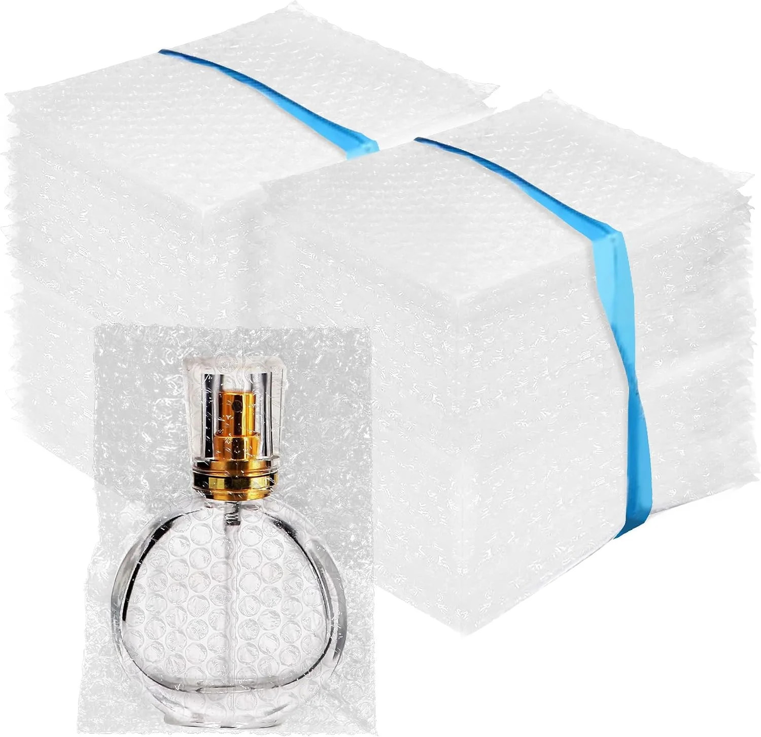 100-Pack 4x6 Inch Bubble Wrap Bags for Shipping and Storage