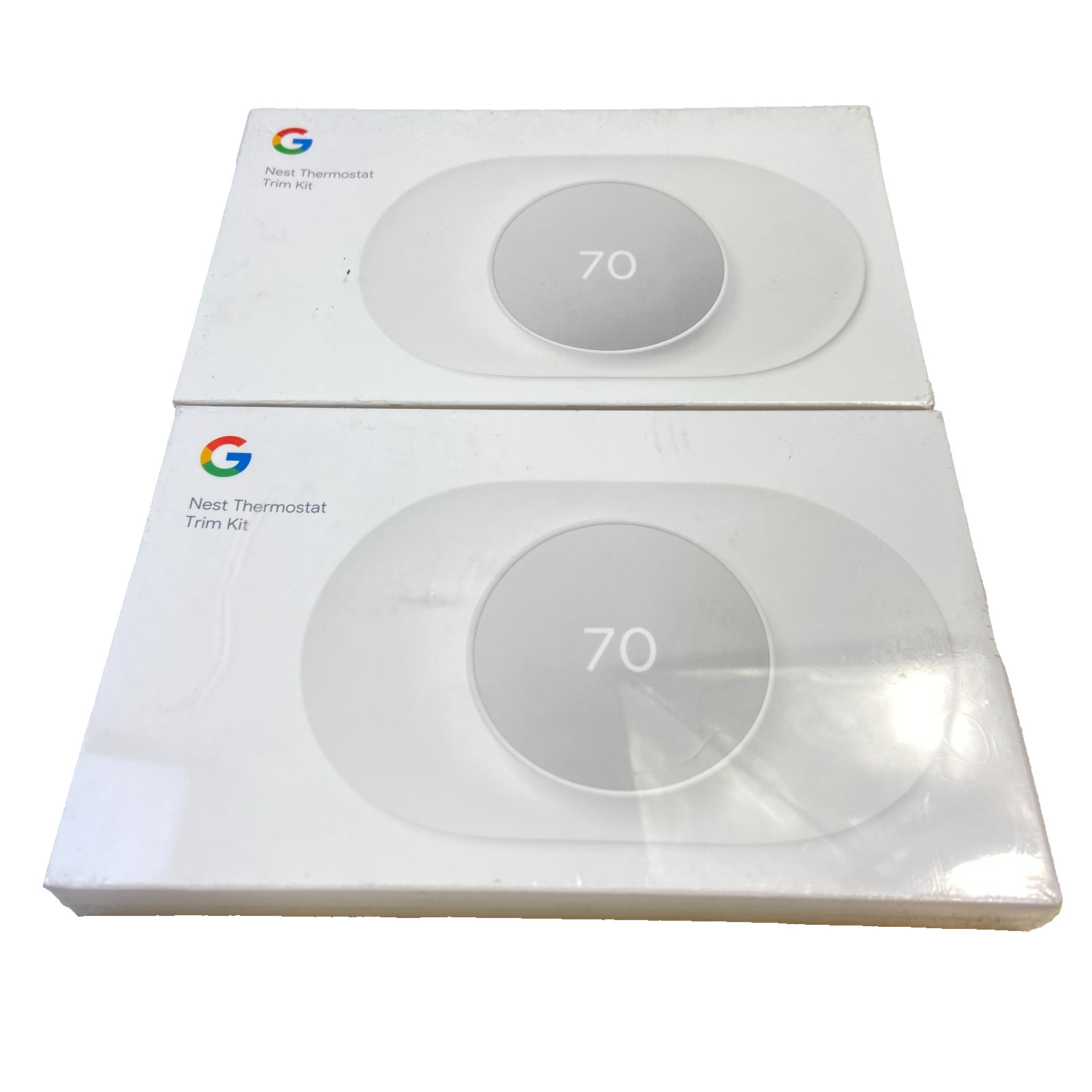 GOOGLE NEST GZZN7 Thermostat Trim Kit GA01837 (LOT OF 2)