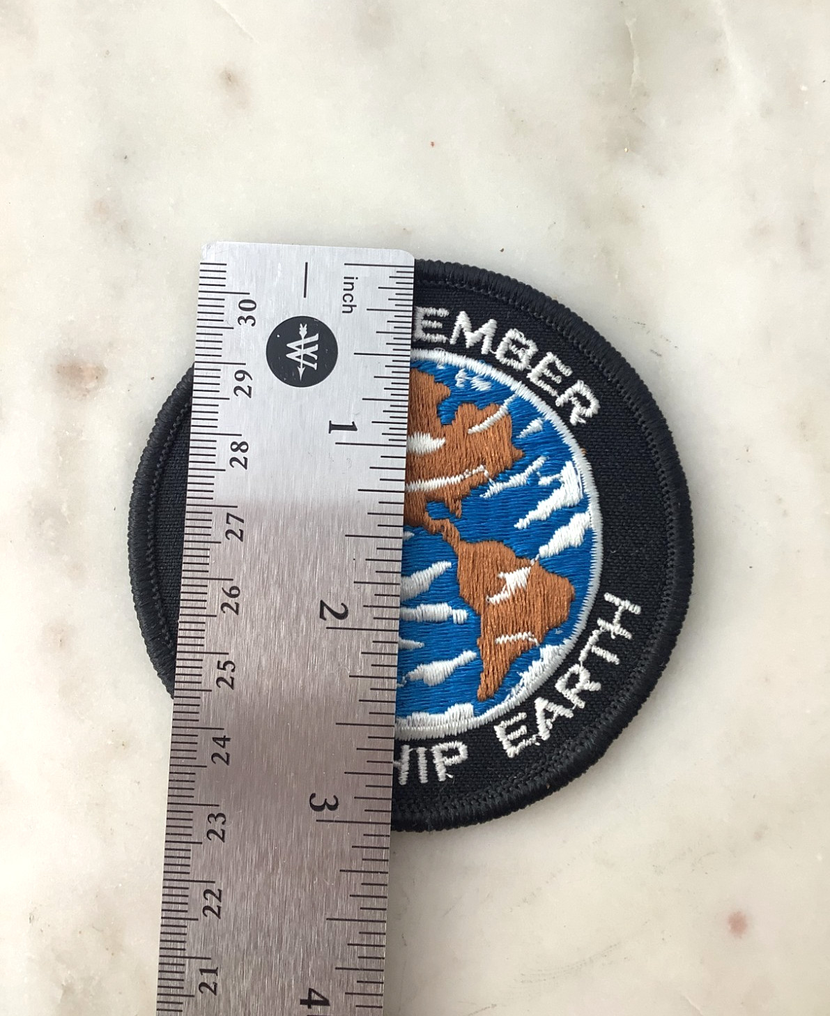 Crewmember Spaceship Earth Patch Space Travel Environmental Vintage Patch