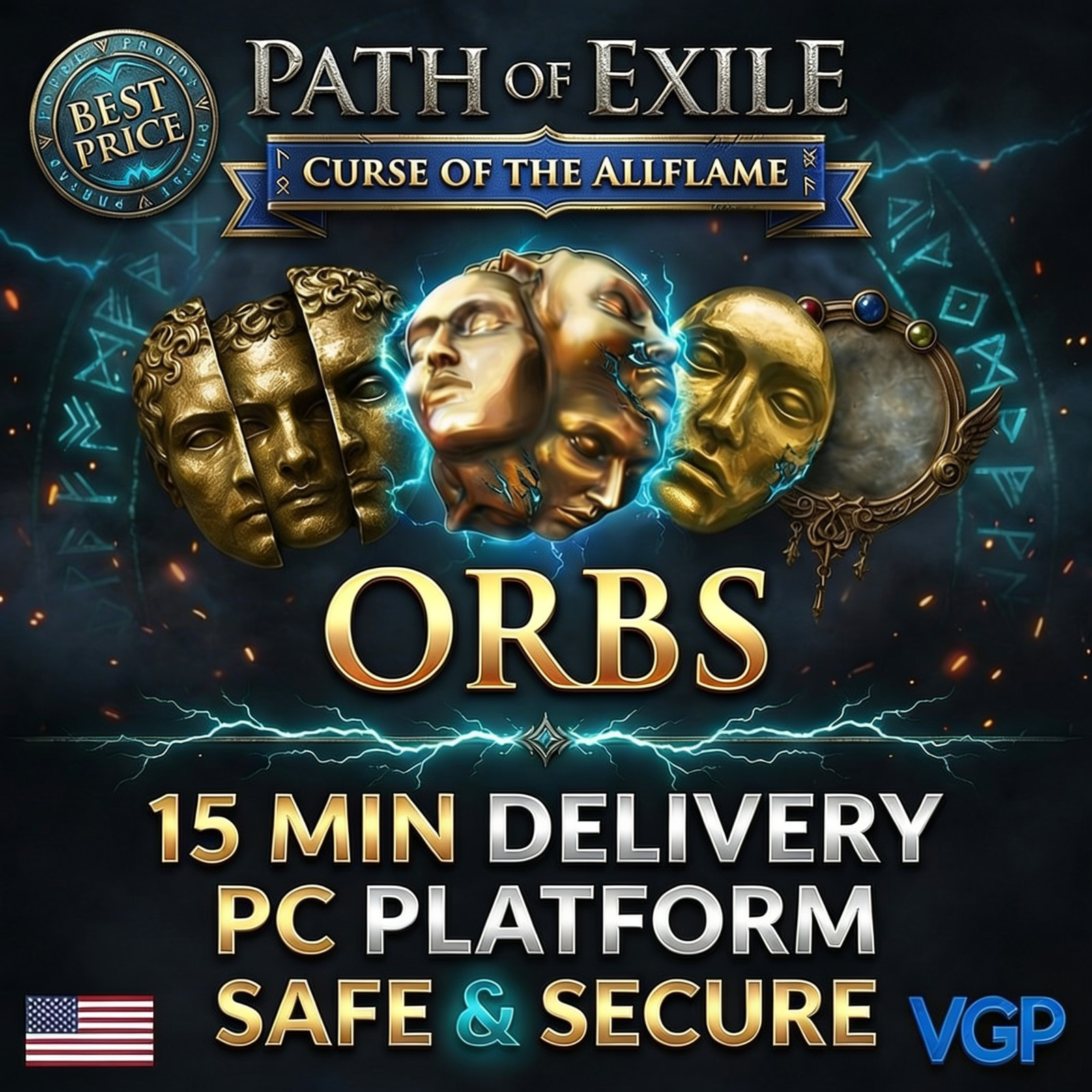 🔥Path of Exile 1 Currency | ALLFLAME | PoE | Divine Orbs | Softcore | PC 🔥
