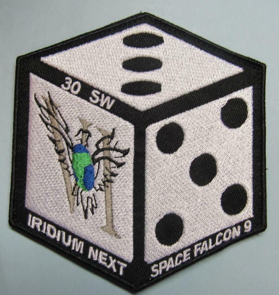 30 SW VI FALCON 9 IRIDIUM NEXT vi (6) SPACE X MISSION PATCH FREE SHIPPING