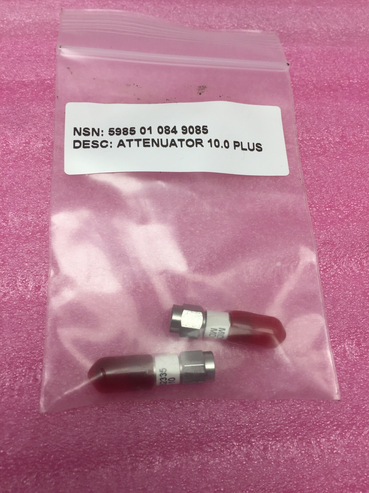 NSN 5985-01-084-9085 ATTENUATOR 50ohm 12GHz 10.0 PLUS MIDISCO 52335 MDC8055-10