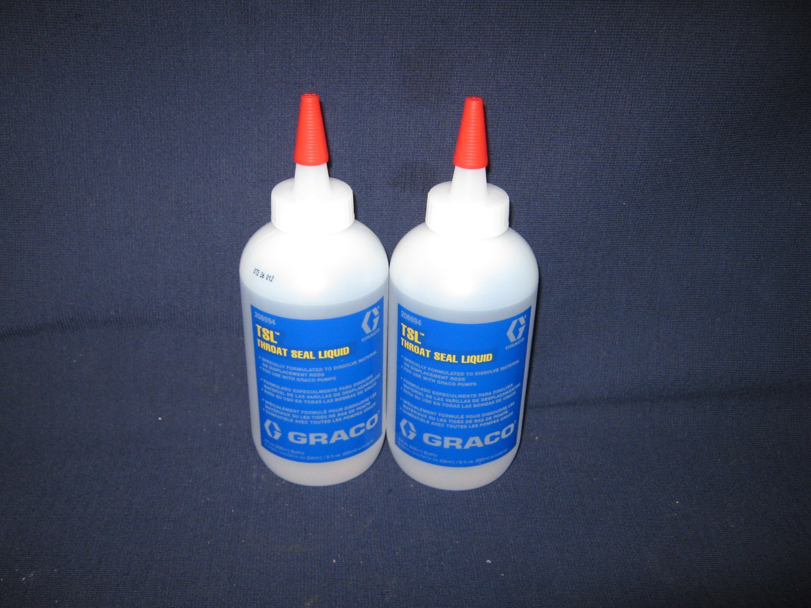 TWO {2} GRACO 8 OZ. THROAT SEAL LIQUID-206994-FREE SHIP-BIN 3