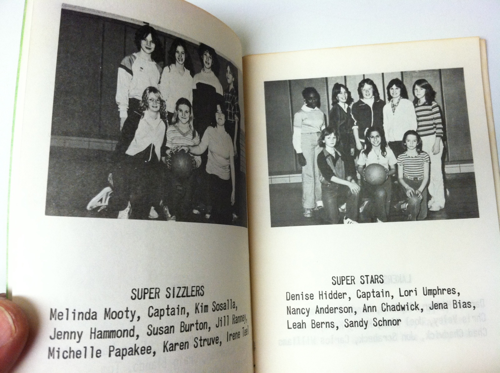 4TH 5TH 6TH GRADE GRANT WOOD BASKETBALL PROGRAM 1980