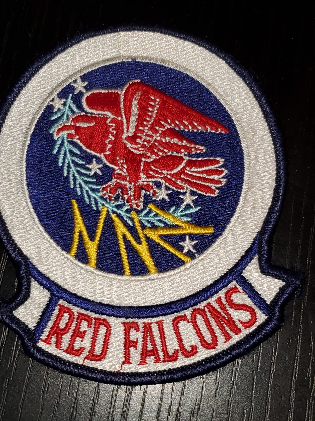 1960s 70s USAF Air Force Red Falcons Fighter Squadron Patch L@@K!!!