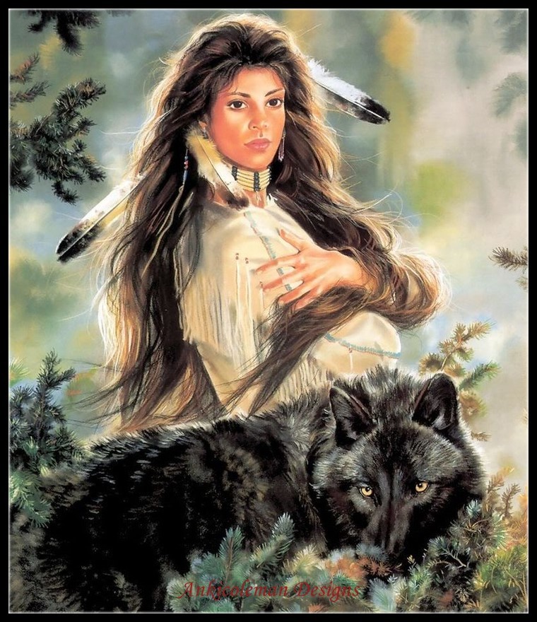 Black - DIY Chart Counted Cross Stitch Patterns Needlework Embroidery DMC