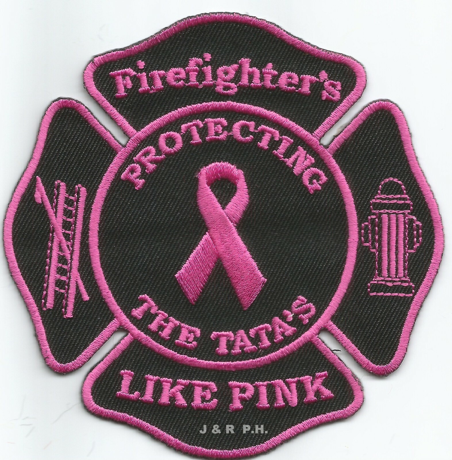 Tribute -  F.F.'s Like Pink  "Protecting the TATA's"  (4" x 4" size) fire patch