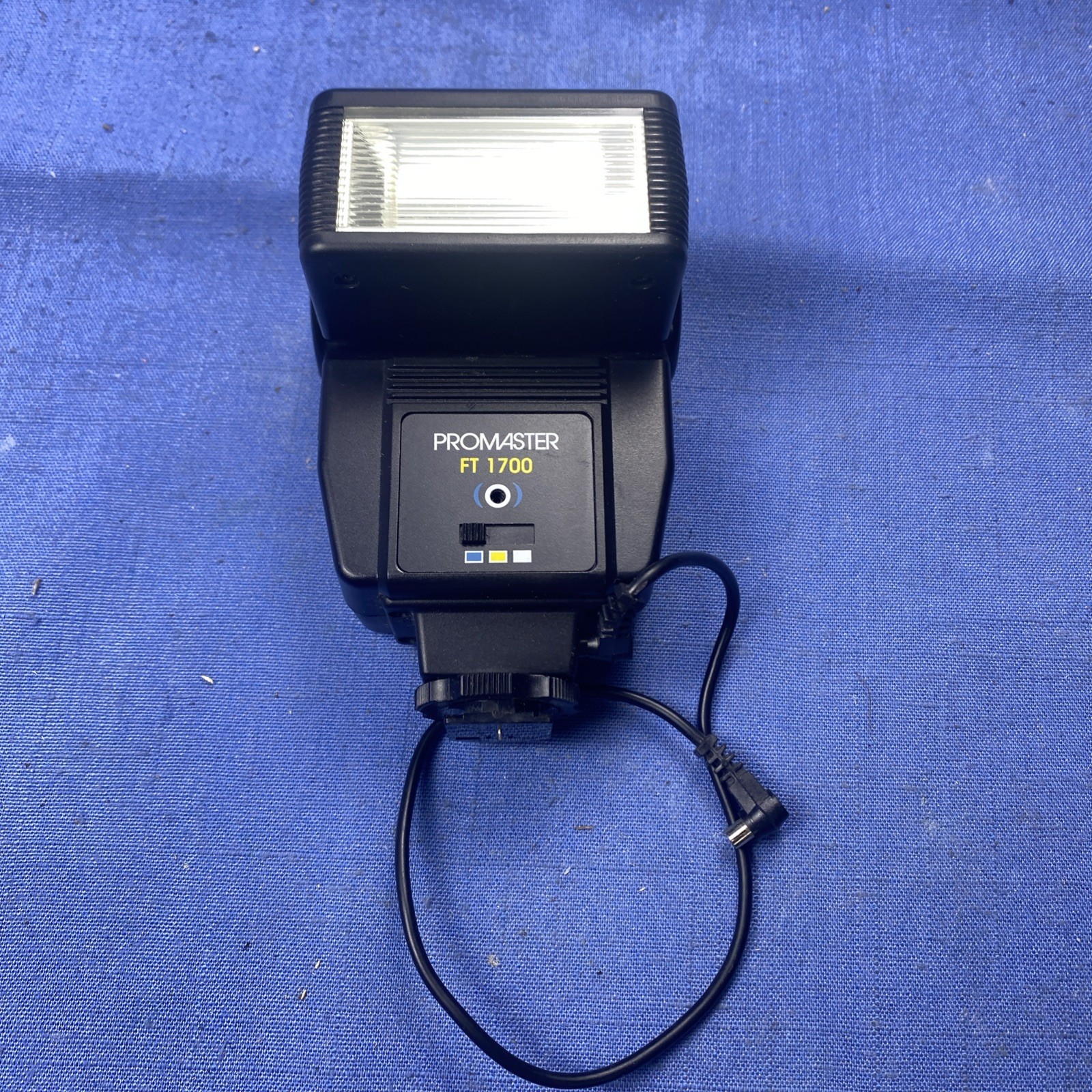 Promaster FT1700 Camera Flash Hot Shoe Speedlite Vintage Film Camera Flash