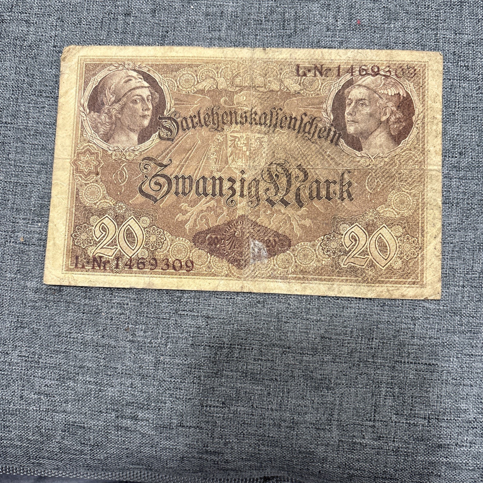 1914 Germany 20 Mark P 48b