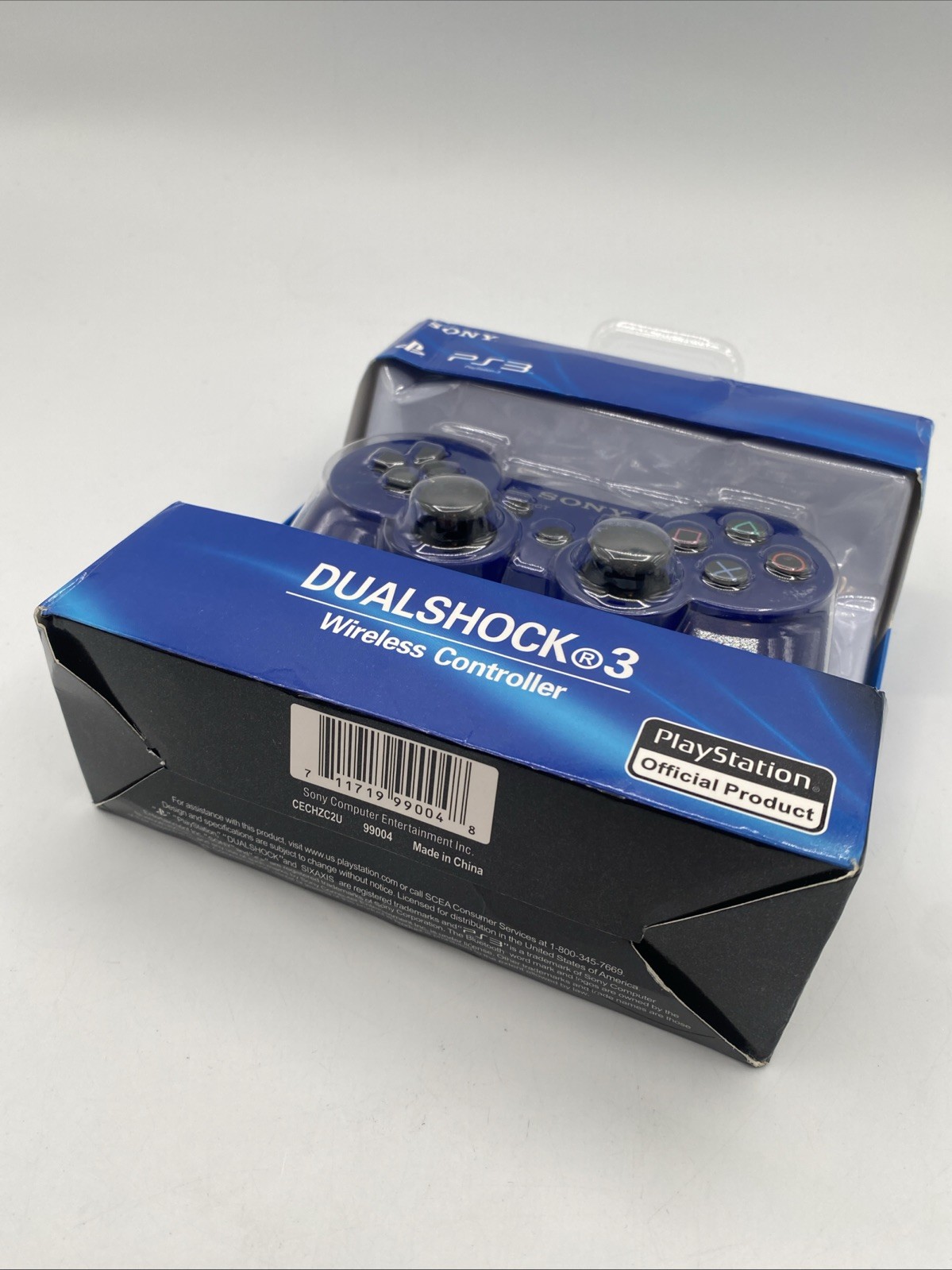 Sony DualShock 3 Wireless Controller for PlayStation 3 Console Blue CECHZC2U