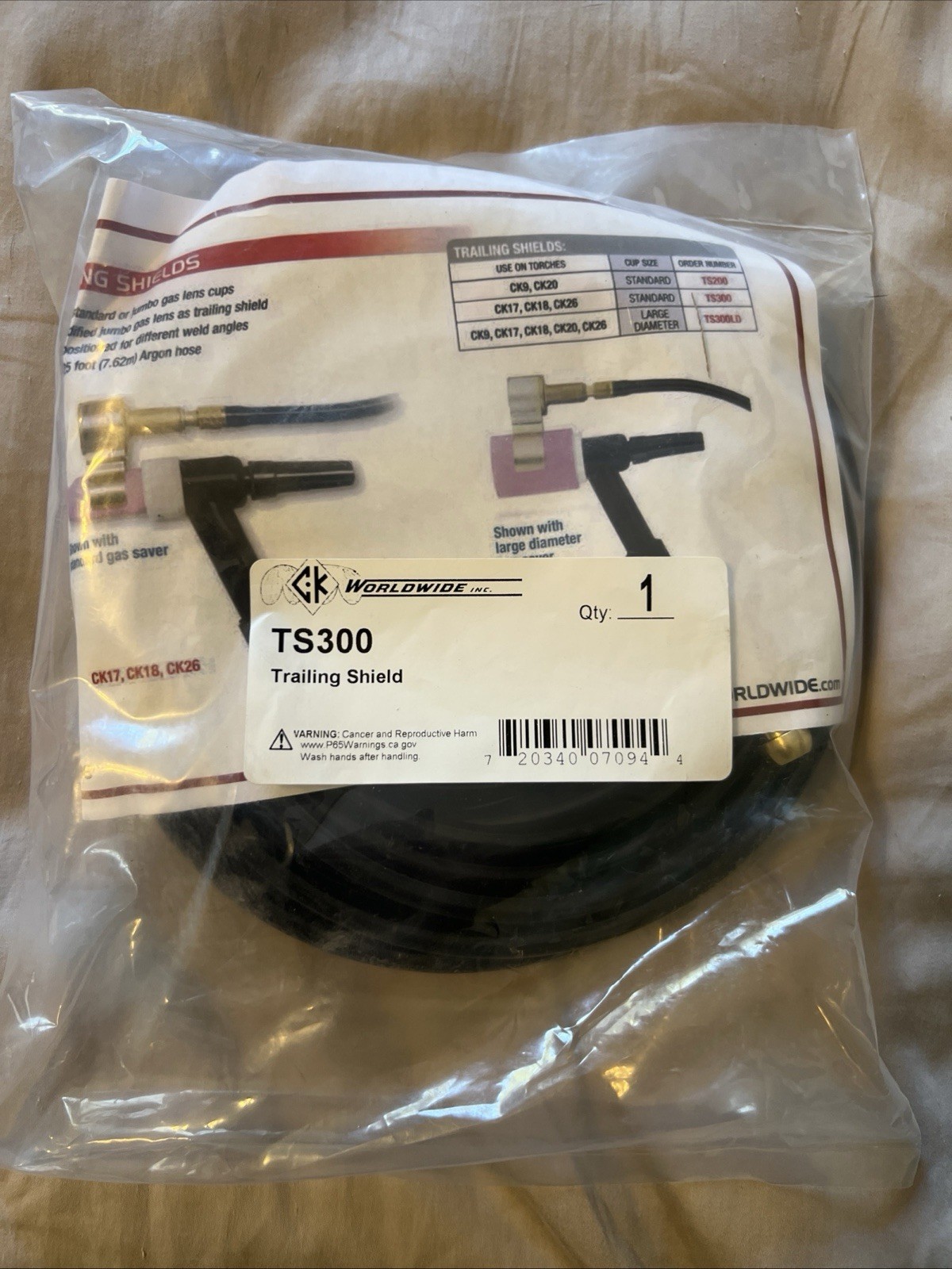 TS300 CK Worldwide Trailing Shield