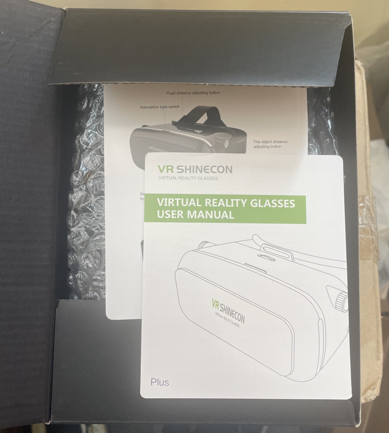 NEW IN BOX VR Shinecon Virtual Reality Glasses 3D Headset (Code 6TN2)