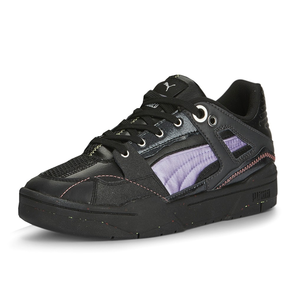 PUMA The Ragged Priest X Slipstream Lace Up Womens Black, Purple Sneakers Casua
