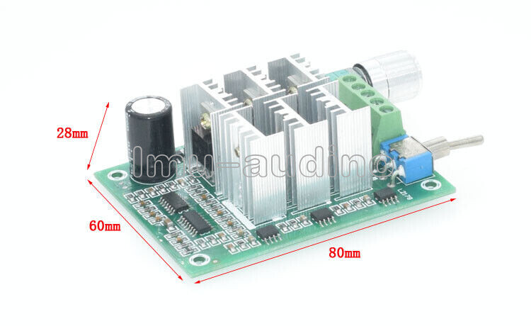 DC 5-36V BLDC 15A 3-Phase Brushless Sensorless Fan Drive Motor Speed Controller