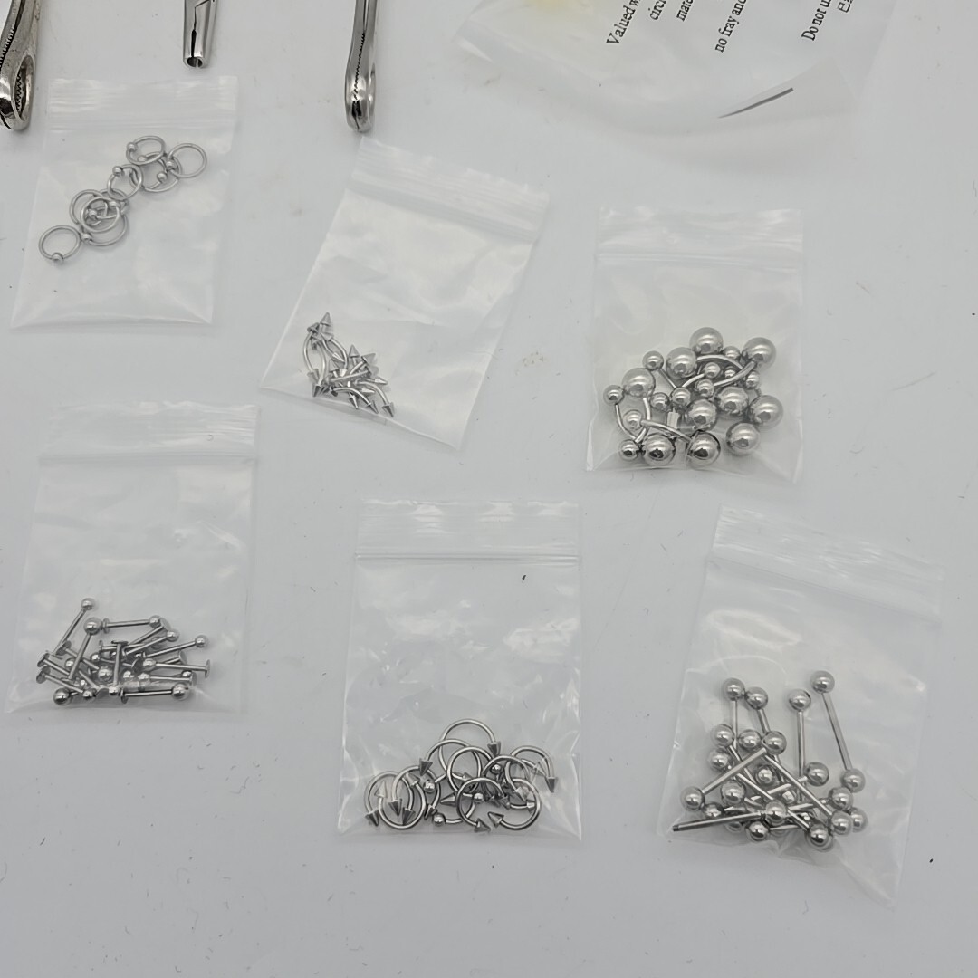 Lot for BODY PIERCING Forceps Kit Open box
