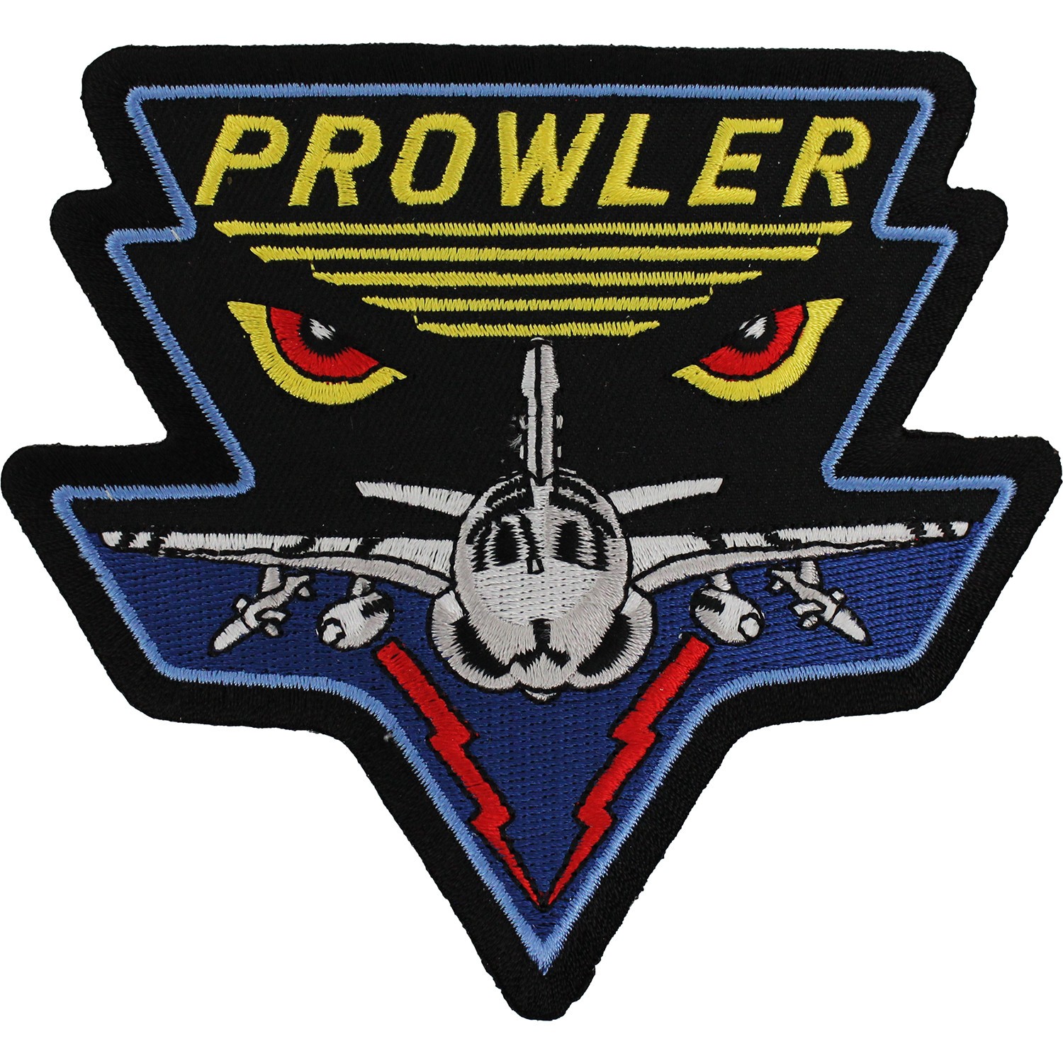 Navy Prowler Patch ( 4 3/4" Wide x 4 1/4" High ) ( Sew-On ) P634