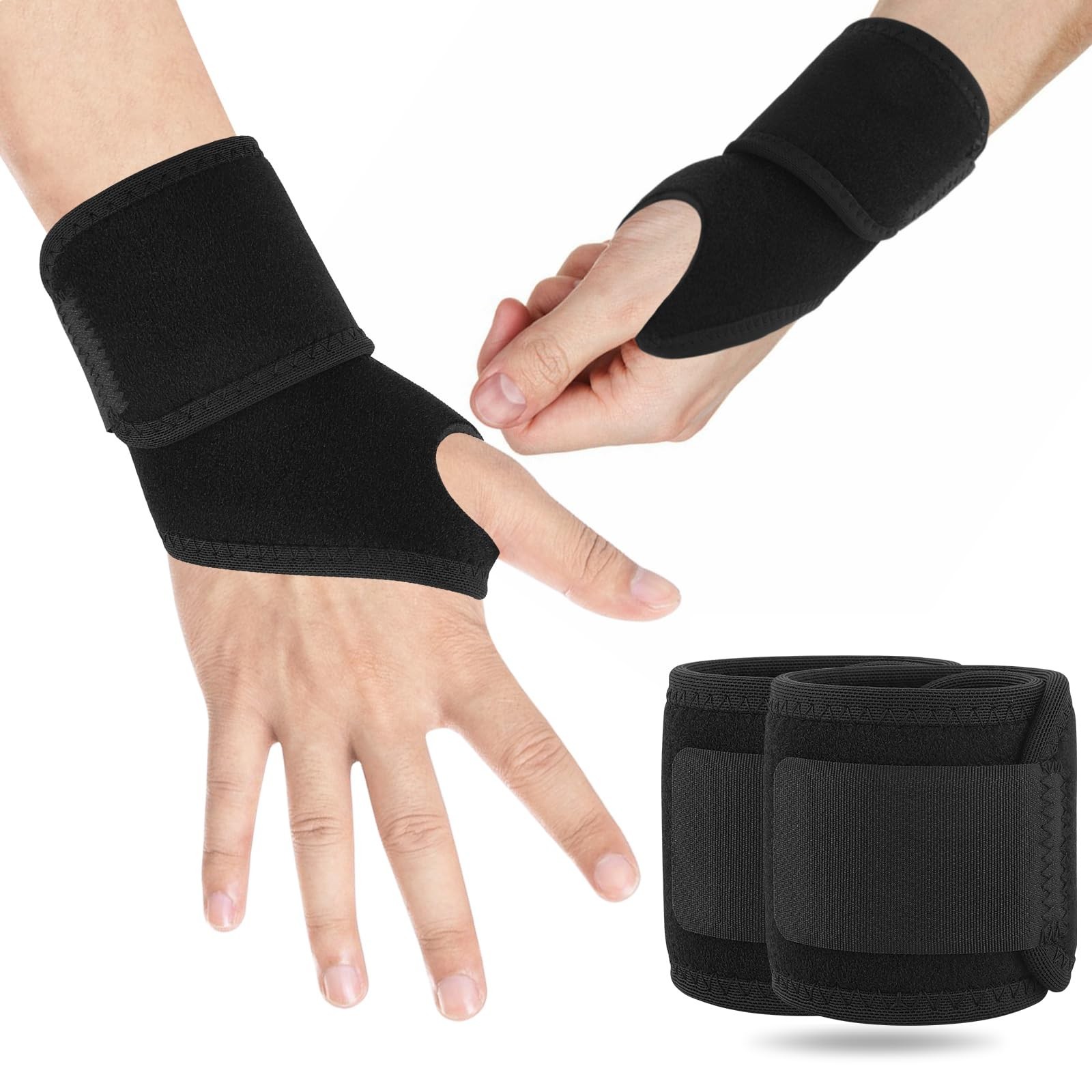 Carpal Tunnel Wrist Brace, Wrist Brace Night Support for Fitness,Weightliftin...