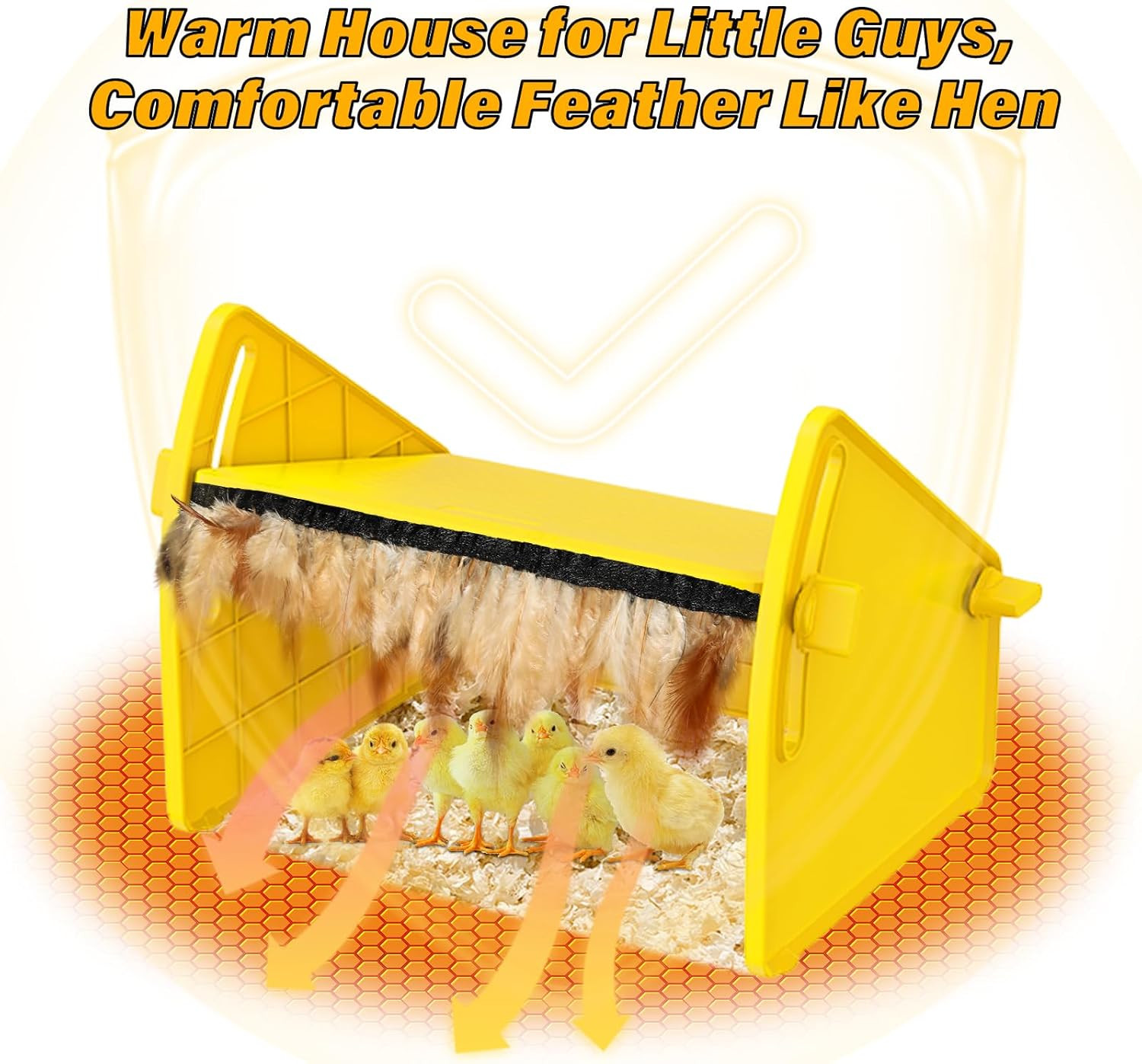 Heating Brooder Plate for Chicks Ducklings, Adjustable 3 Levels Temperature Broo