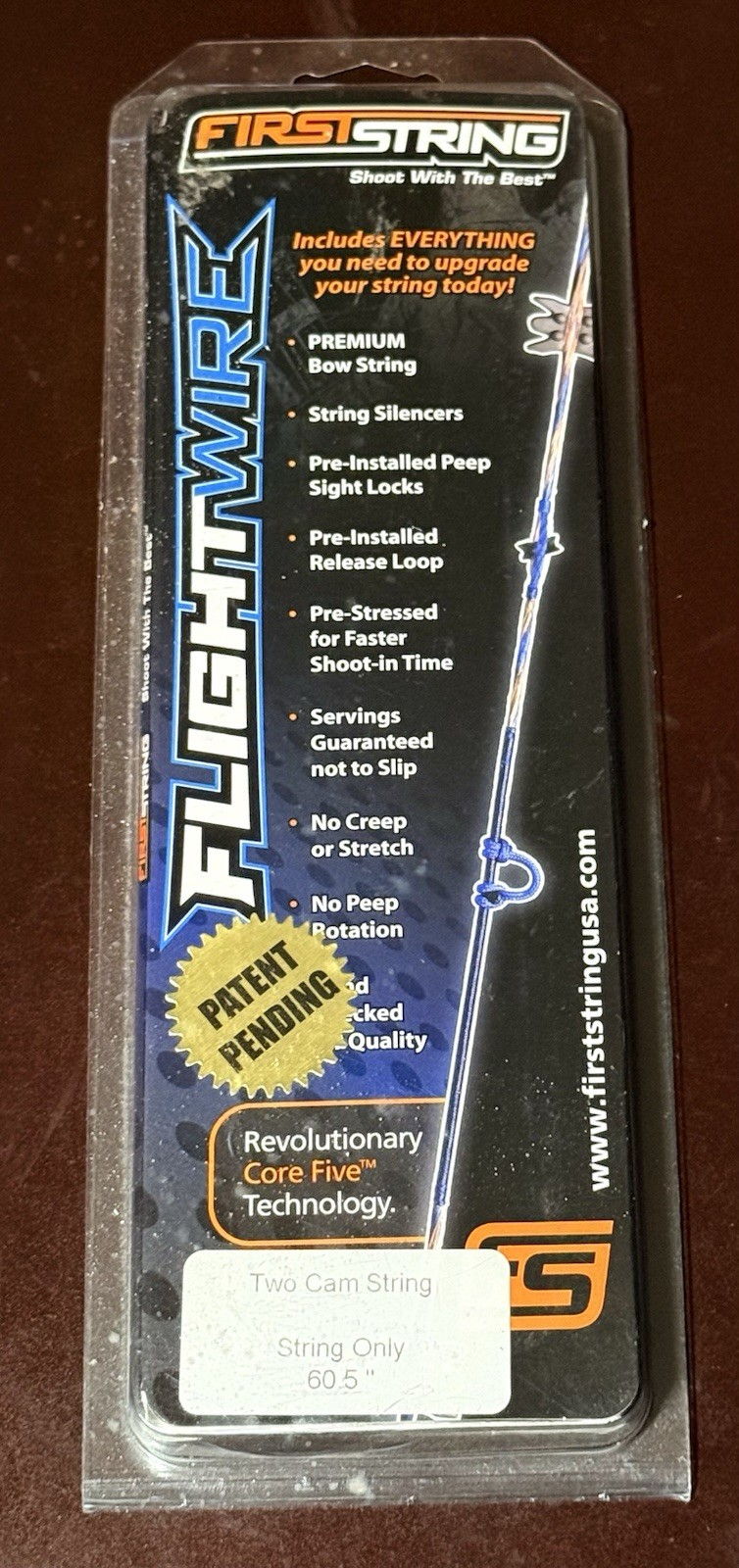 FirstString Flightwire Premium Bow Strings Two Cam String Only 60.5"