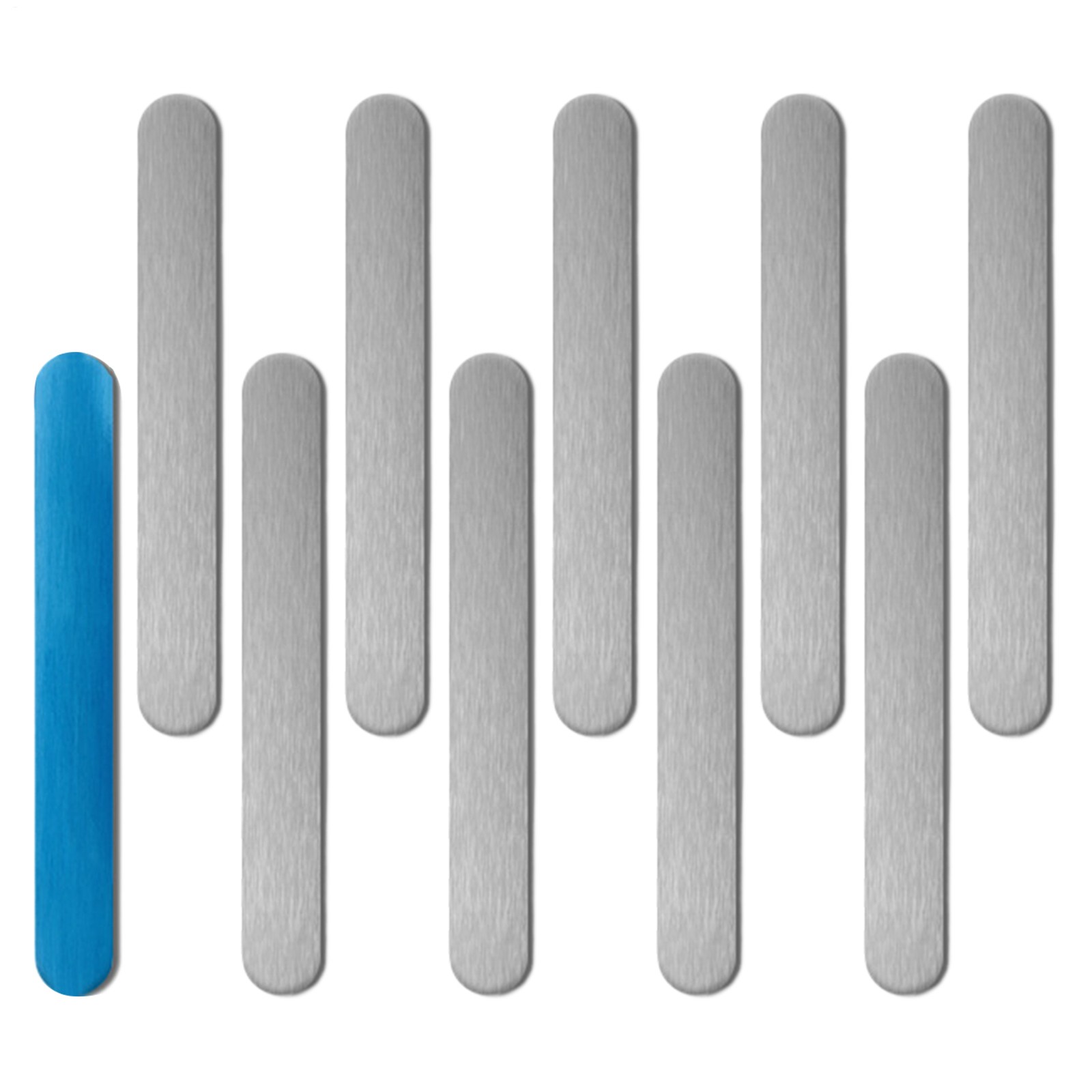 20 PCS Metal Plate For Magnets Reusable Removable Slim Adhesive Metal Plates Kit