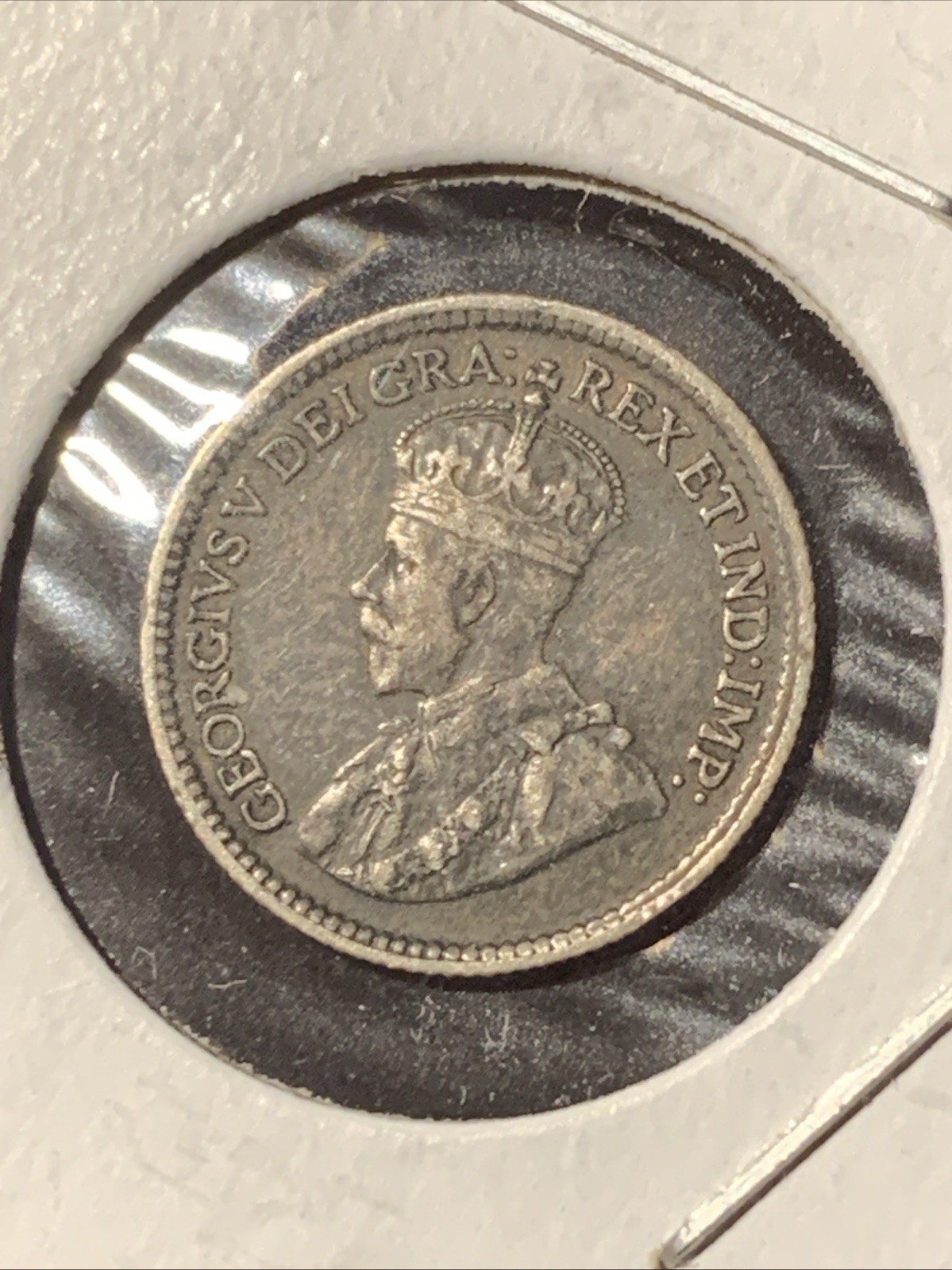 1919 Canada 5 Cent ~ SILVER HIGHER GRADE ~