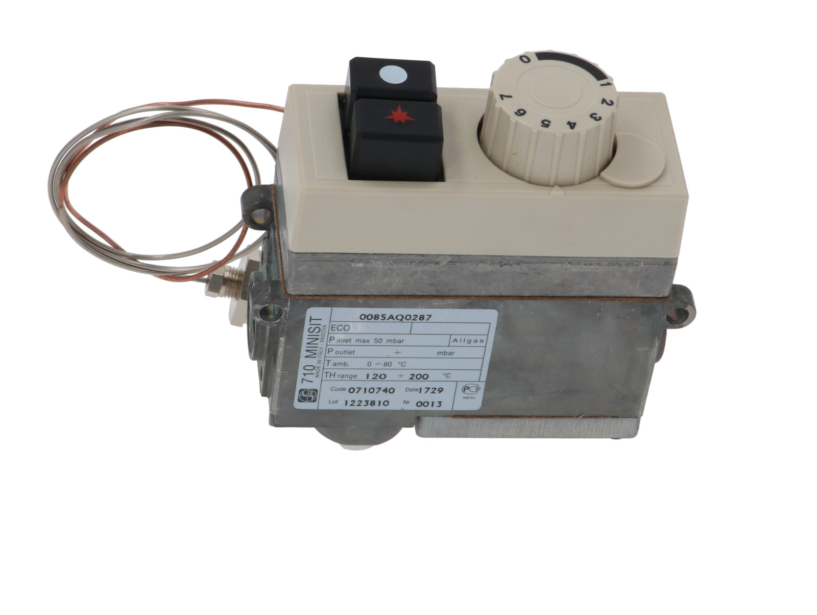 GENUINE OEM THOR DEEP FRYER GAS CONTROL VALVE THERMOSTAT CONTROL GL165-N, GL166