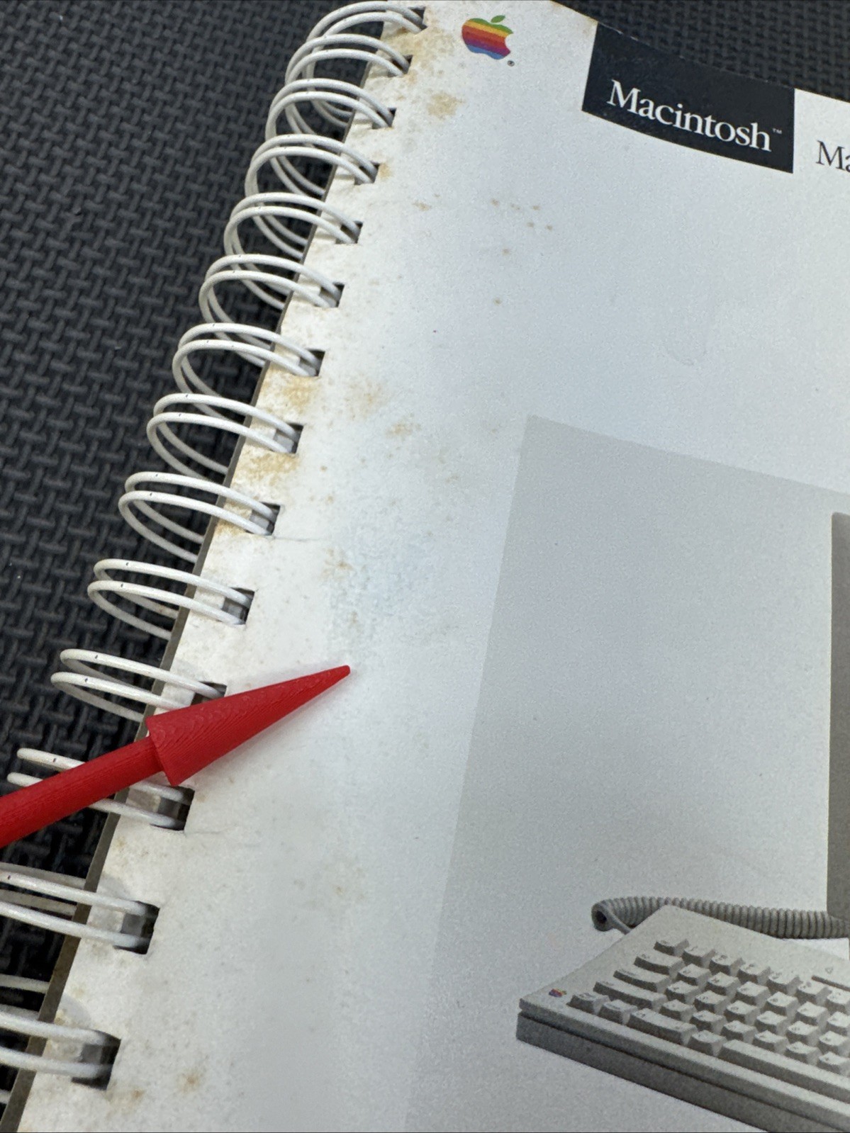 Apple Macintosh Se Owners Manual (Front Cover Damage Read)
