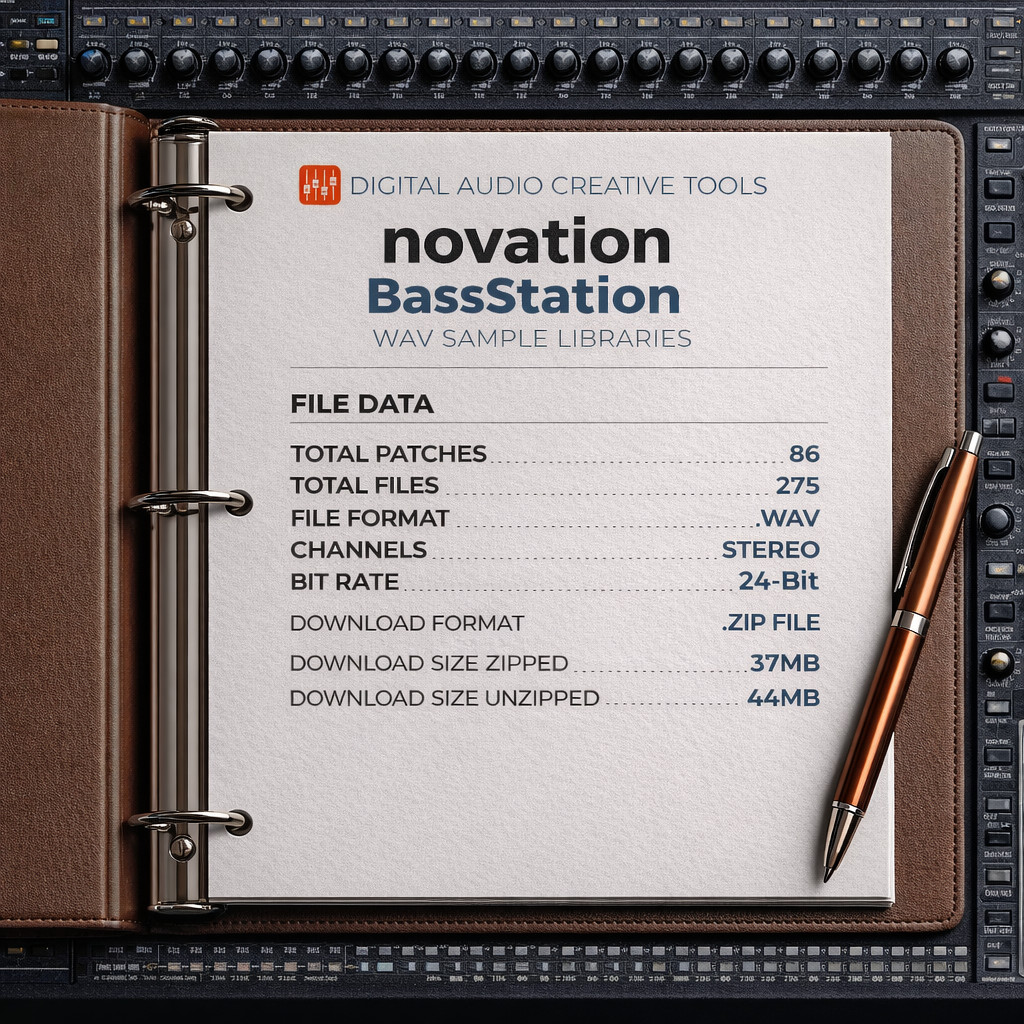 Novation BassStation I & II Sample Library