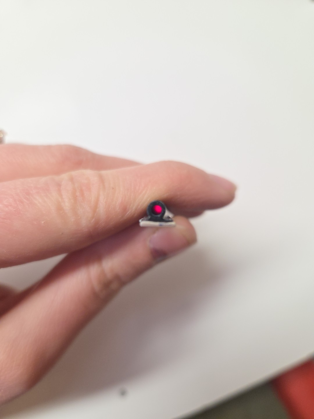 Uni-Dot P200 2mm Fiber Optic Sight (Red) In Packaging (#3203)