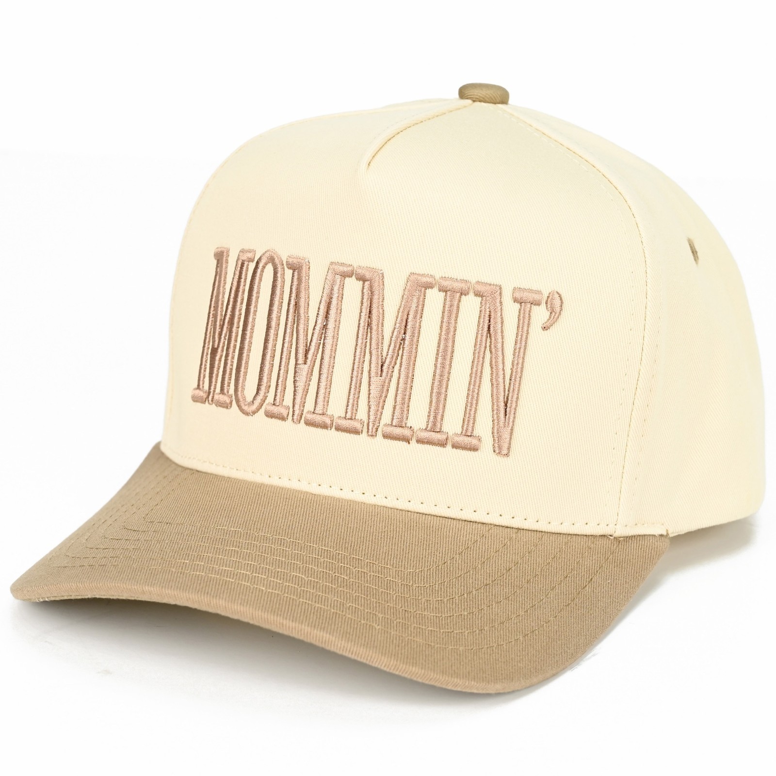 C.C Women MOMMIN Letter Embroidered Trucker Snapback Baseball Cap Hat
