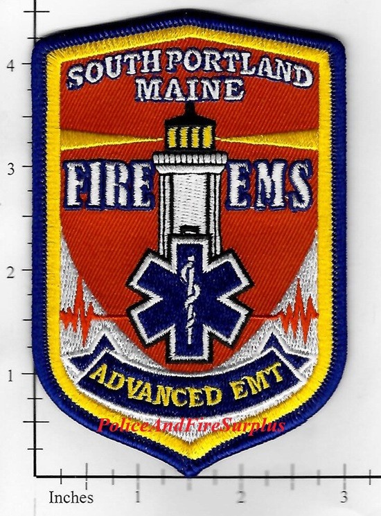 Maine - South Portland Advanced EMT ME Fire Dept Patch
