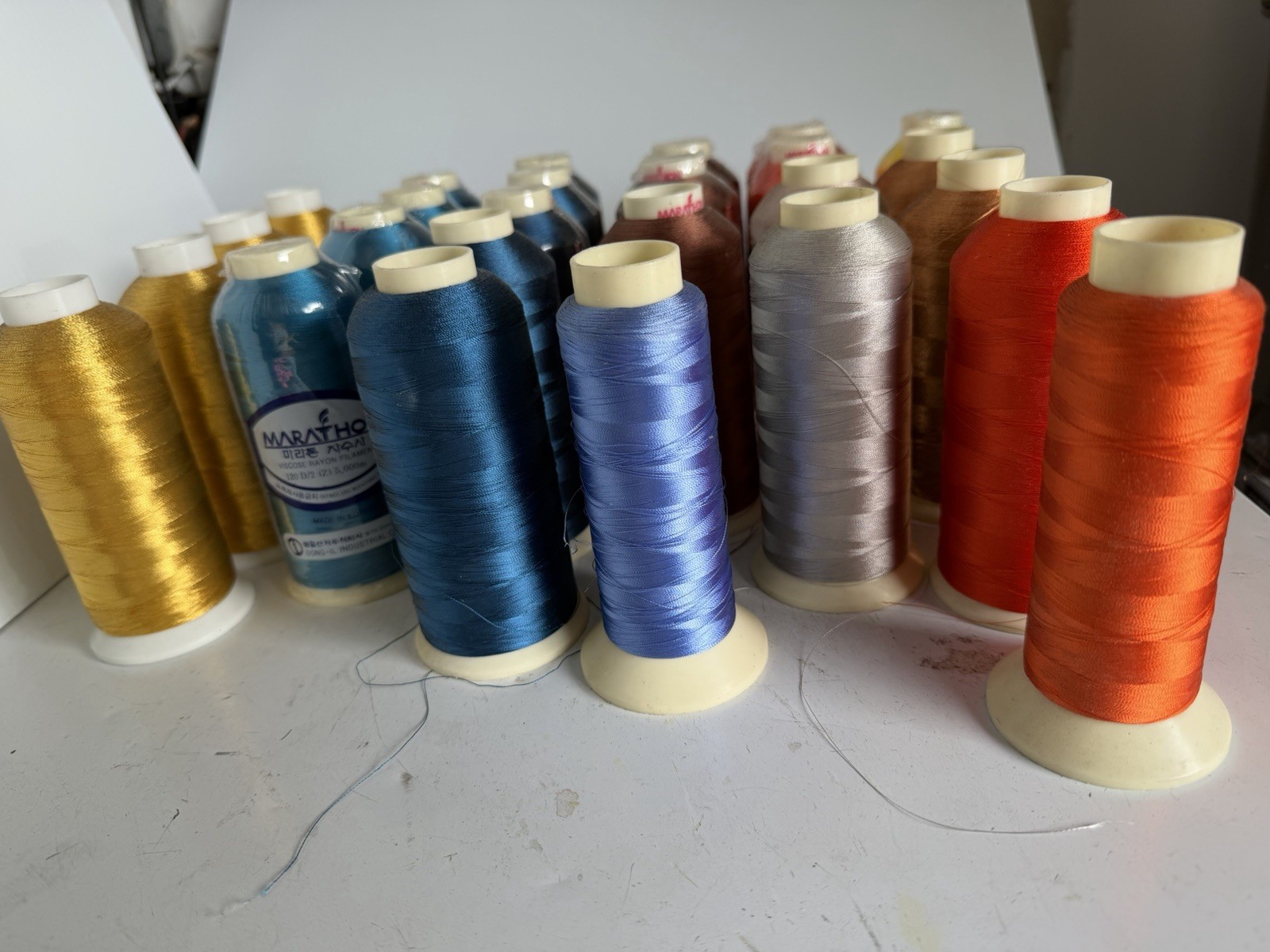 Marathon Thread ,23 Cones, Lot