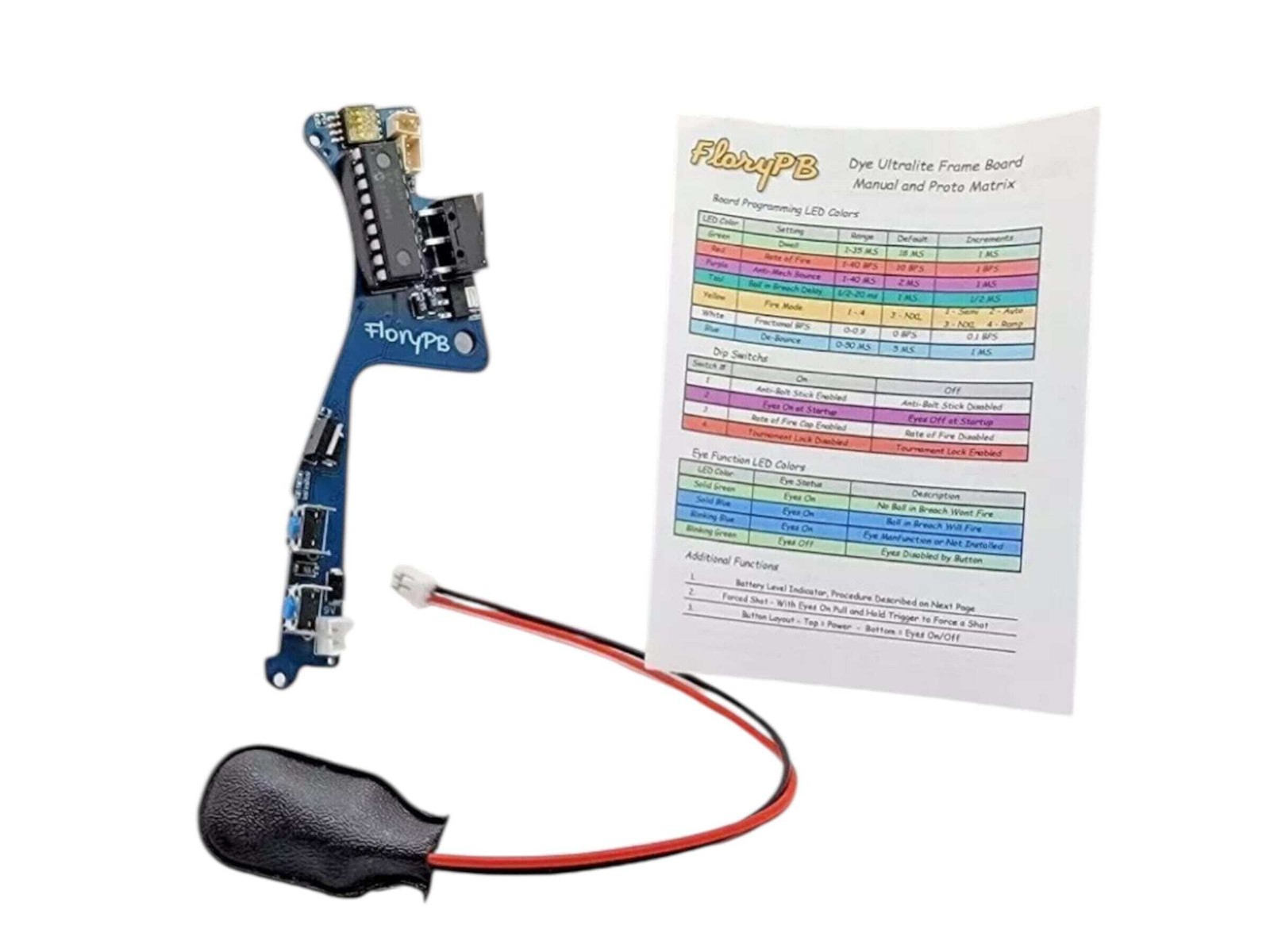 NEW Flory PB Dye NT and Tool-Less DM UL Frame Board 10 BPS Ready