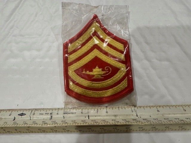 JROTC Gold & Scarlet Gunnery Sargent Pair