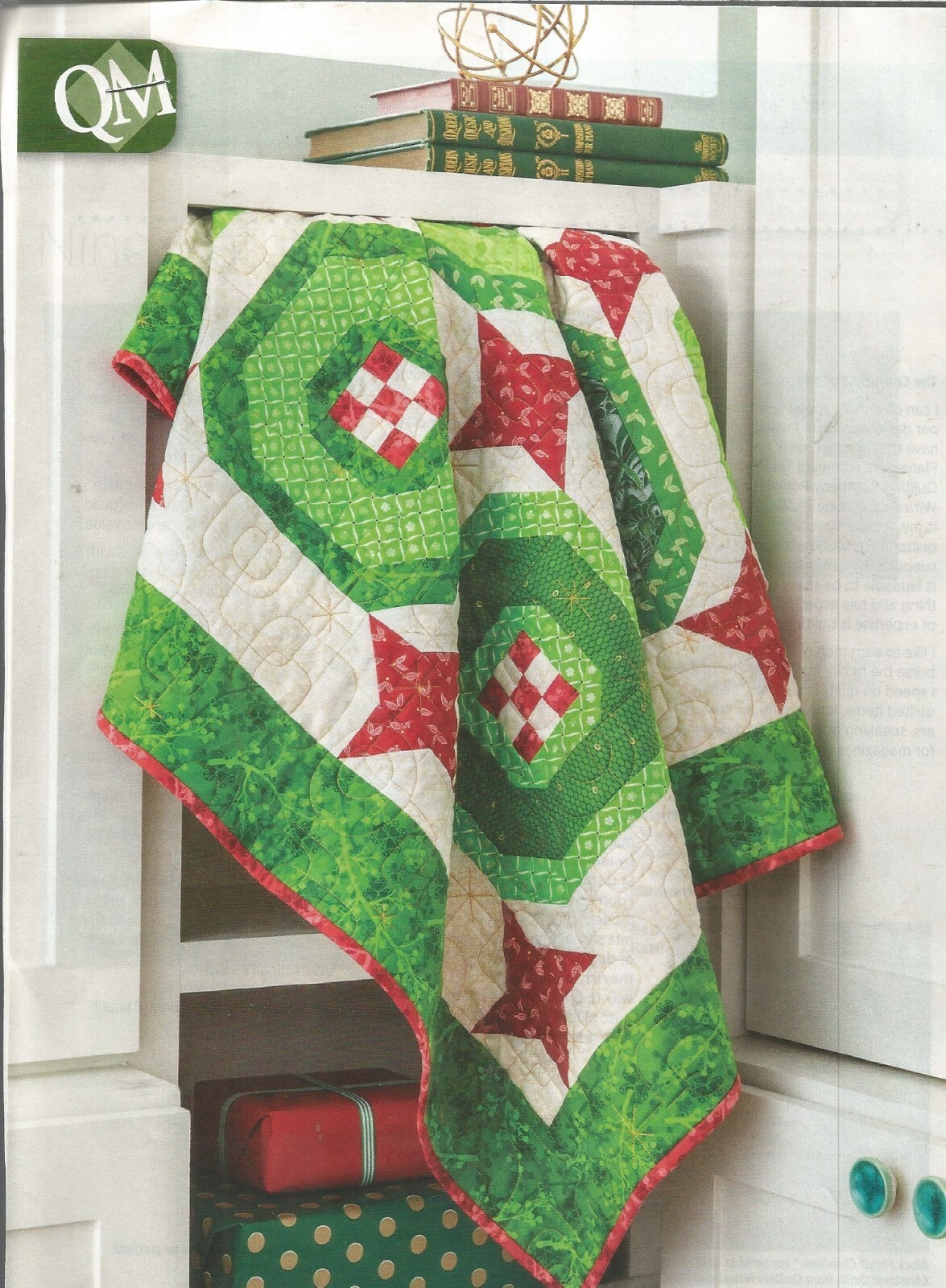 A0391 NINE-PATCH WREATHS  QUILT PATTERN/INSTRUCTIONS