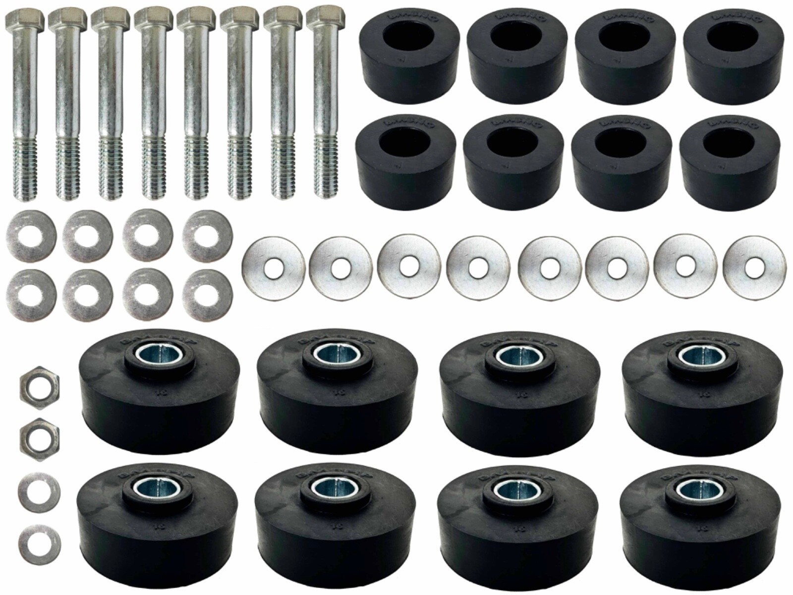1960-1964 Impala Sedan Subframe Body Mount Rubber Kit, Bushings & Hardware