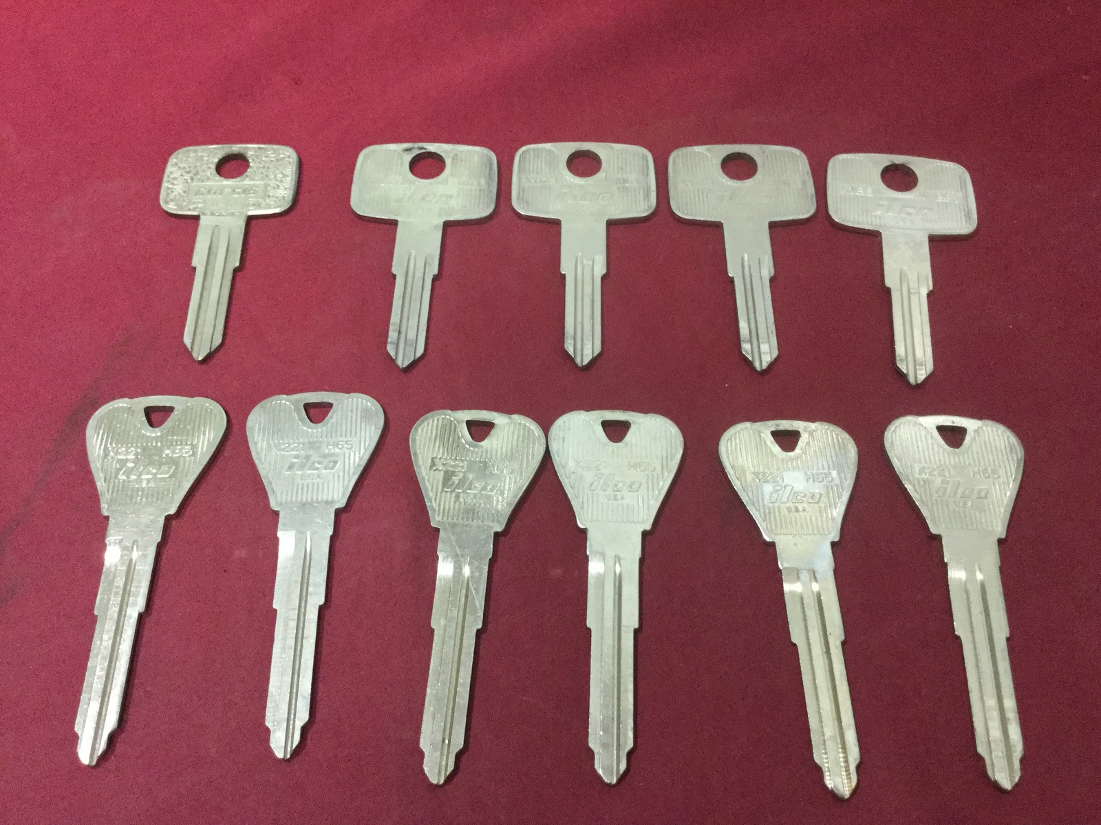 Ford & Pontiac by Ilco Automotive Key Blanks, Set of 11 - Locksmith