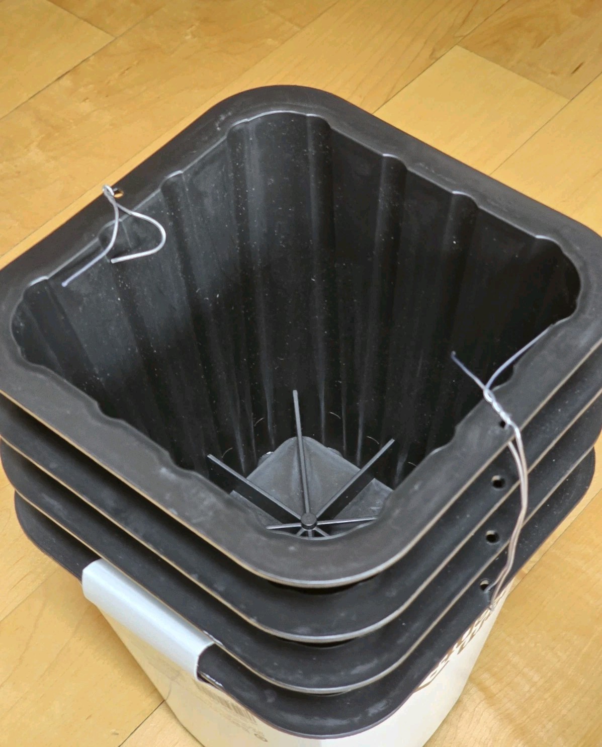 4pk Bed Risers Espresso