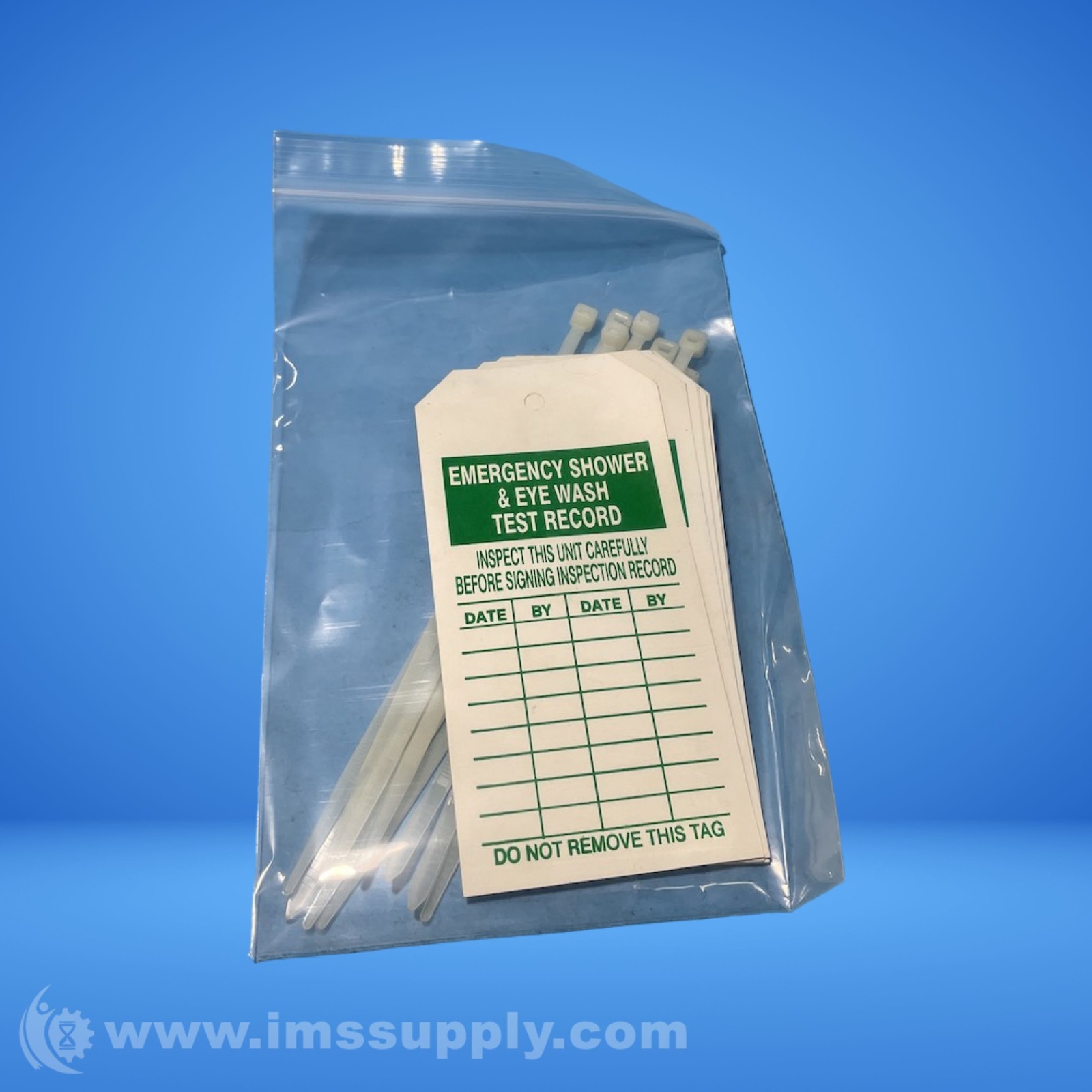 Zing 7017 Emergency Eyewash Safety Tag Pack of 10 FNIP