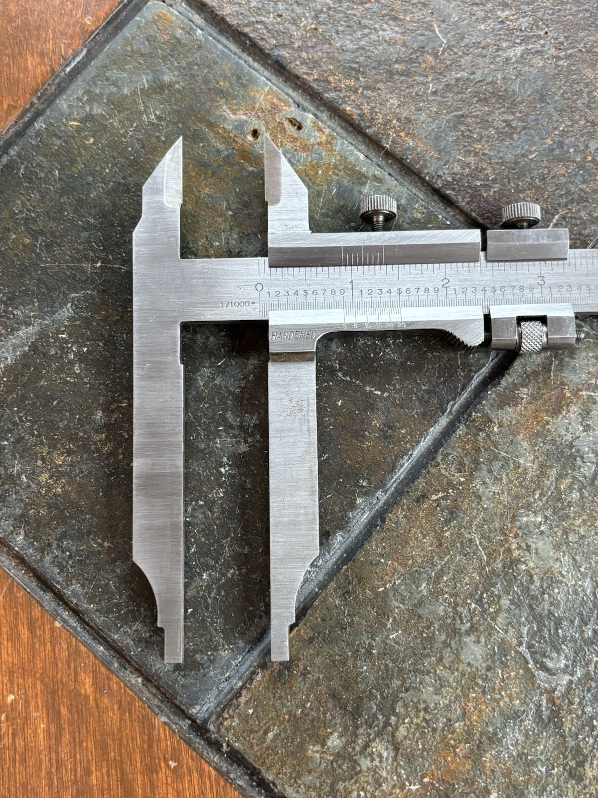 TEC 12” VERNIER CALIPER Precision Caliper with Fine Adjustment 1/1000 Germany