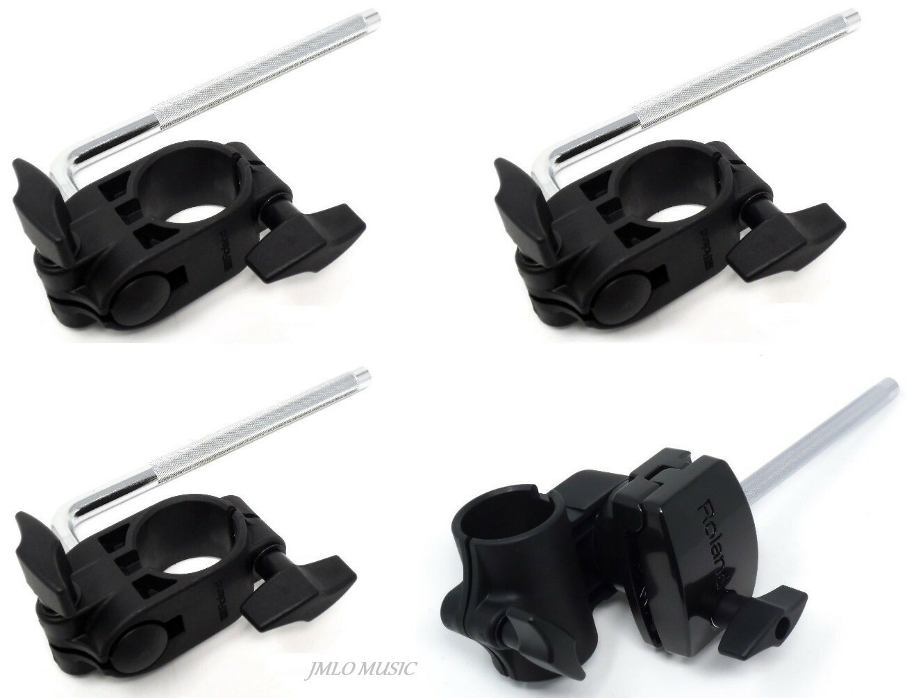 Roland V-Drums TD-313 316 TD-17 MDH Pad Mount Set L-Rod 4 Pack