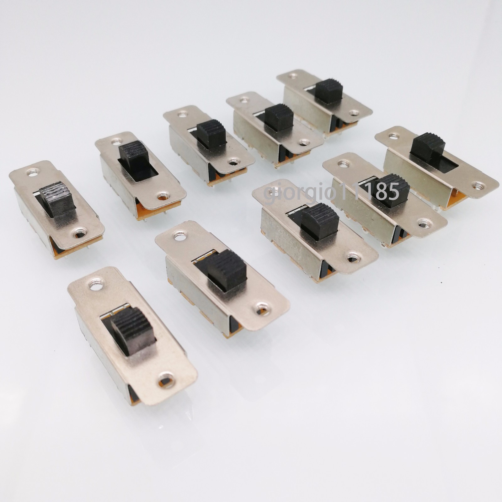US Stock 10pcs SS-23F19G5 6 Pin DPST ON-ON Solder Pin AC Slide Switch