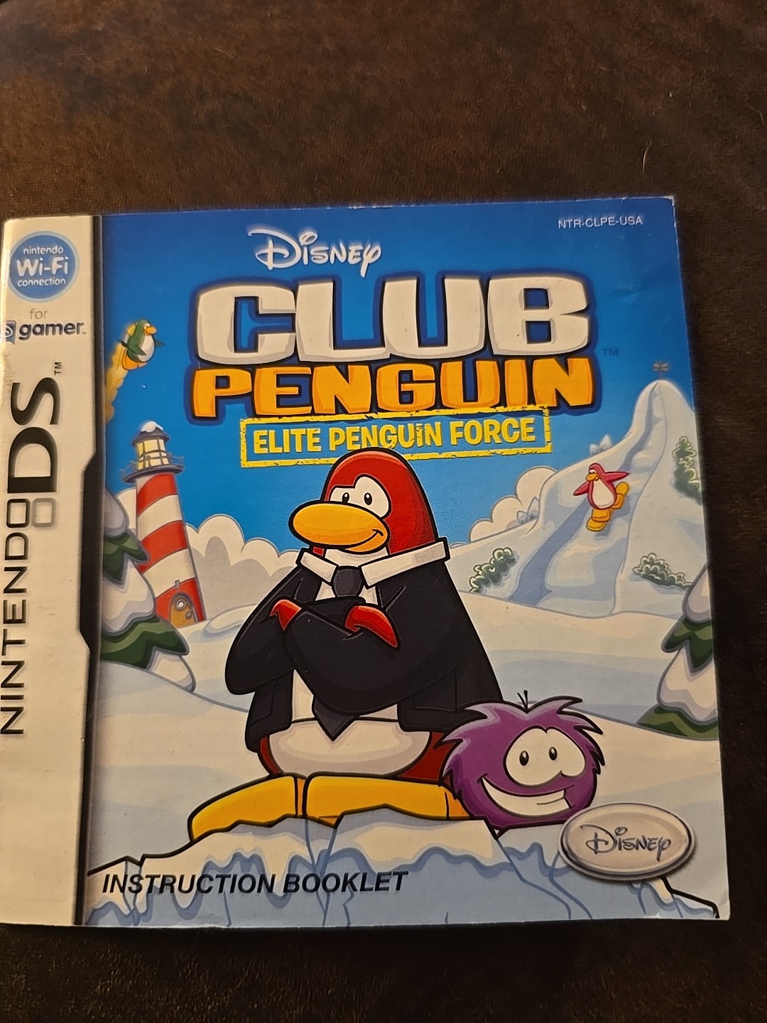 Nintendo DS Manual Only Club Penguin Elite Penguin Force