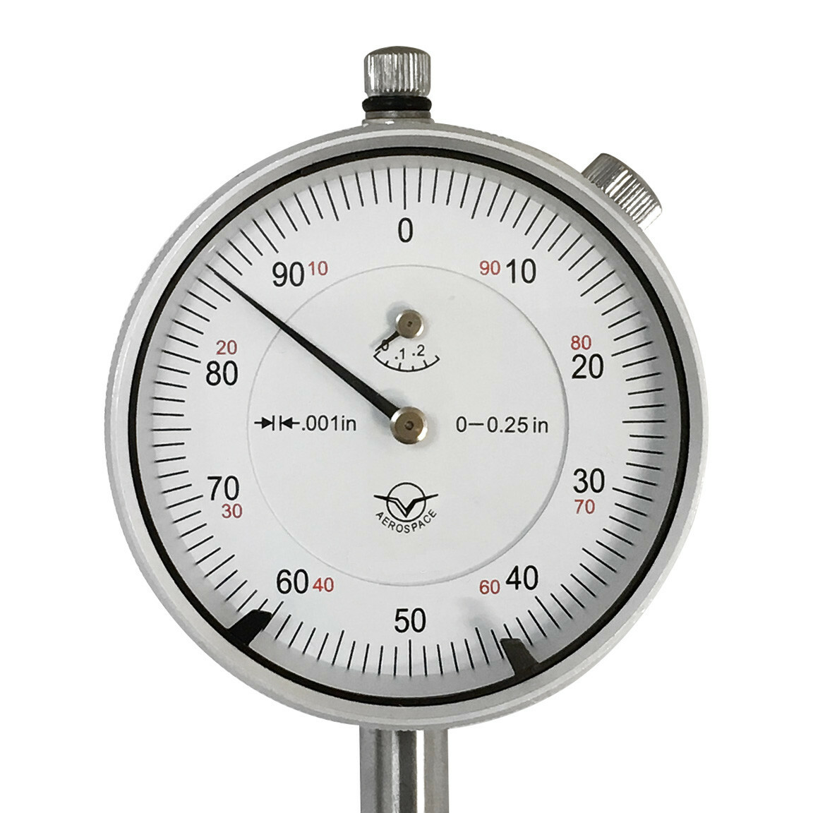 Dial Test Indicator 0-0.25" AGD Lug Back Gauge 0.001" Graduation Precision Tool