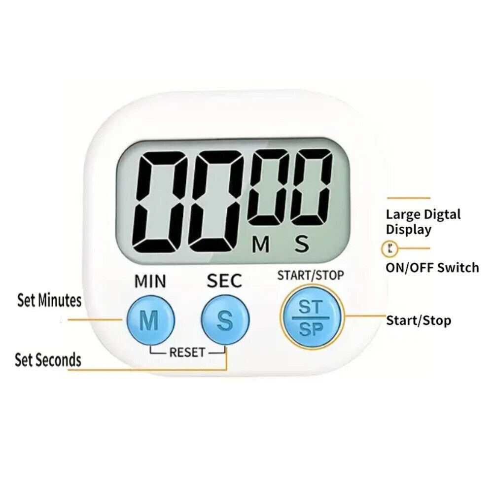 electronic student learning reminder, timer Large screen and high volume kitchen
