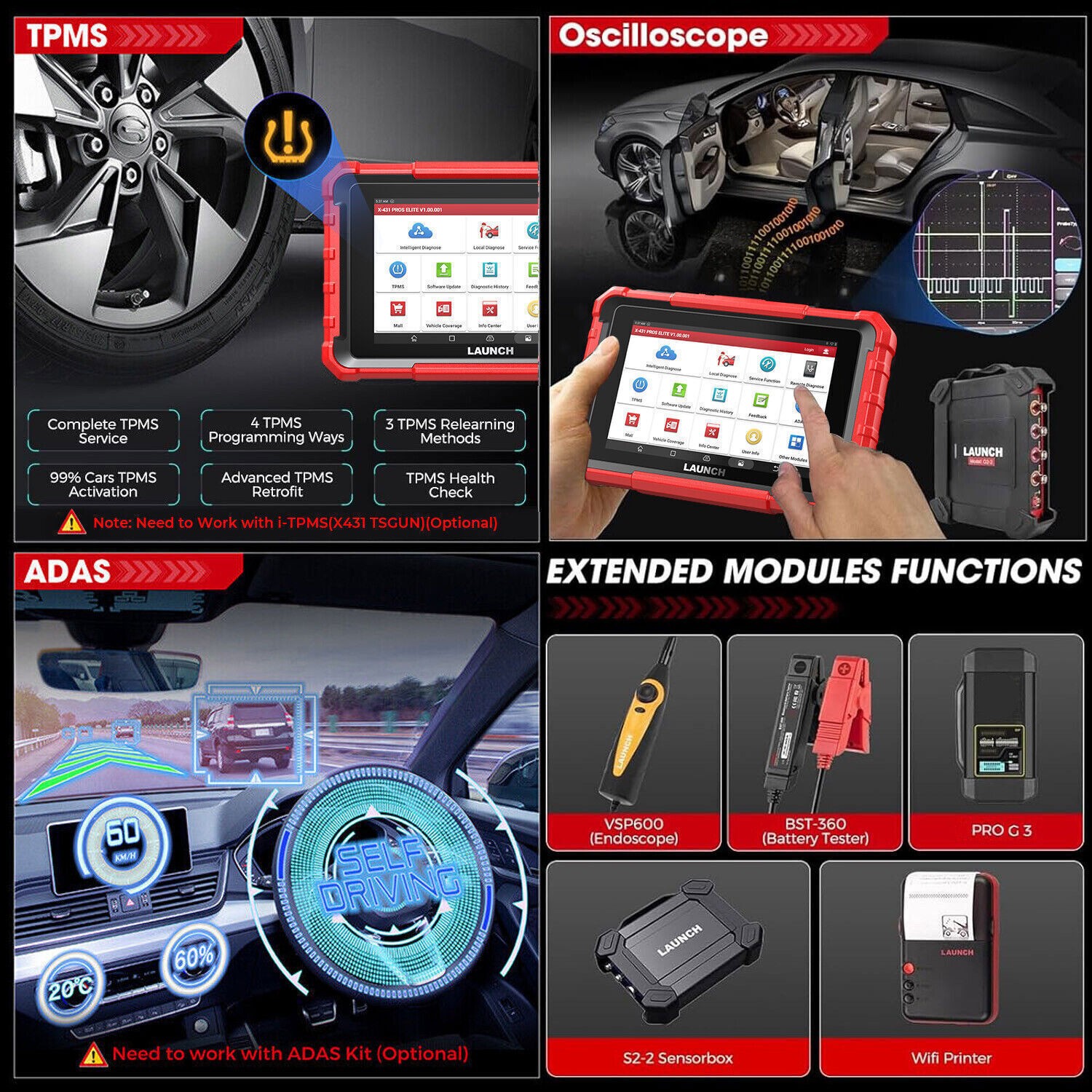 2026 Newest LAUNCH X431 Pro Elite V+ Bidirectional Car Diagnostic Scanner Coding