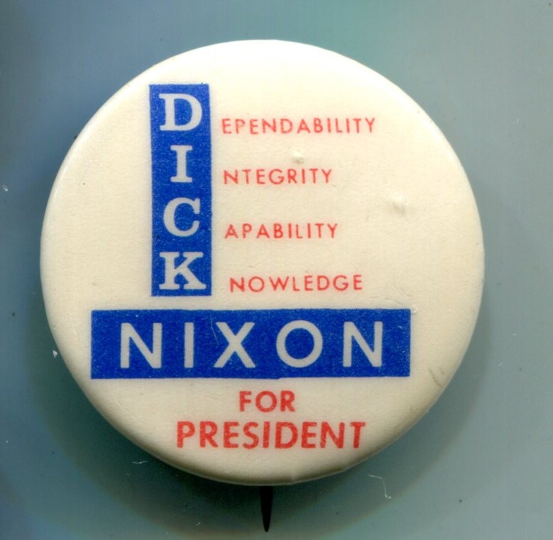 4 Nixon Pinback Buttons