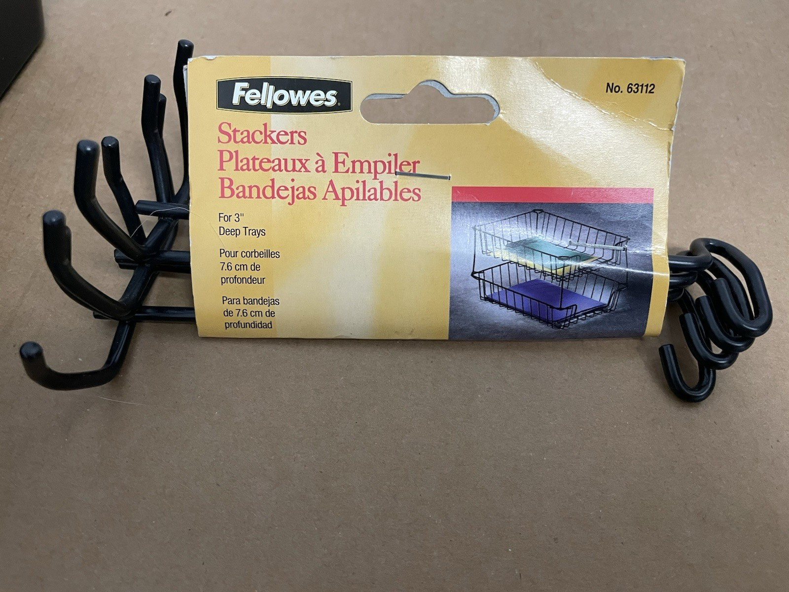 NEW Fellowes 63112 Stackers for 3" Deep Stacking Trays