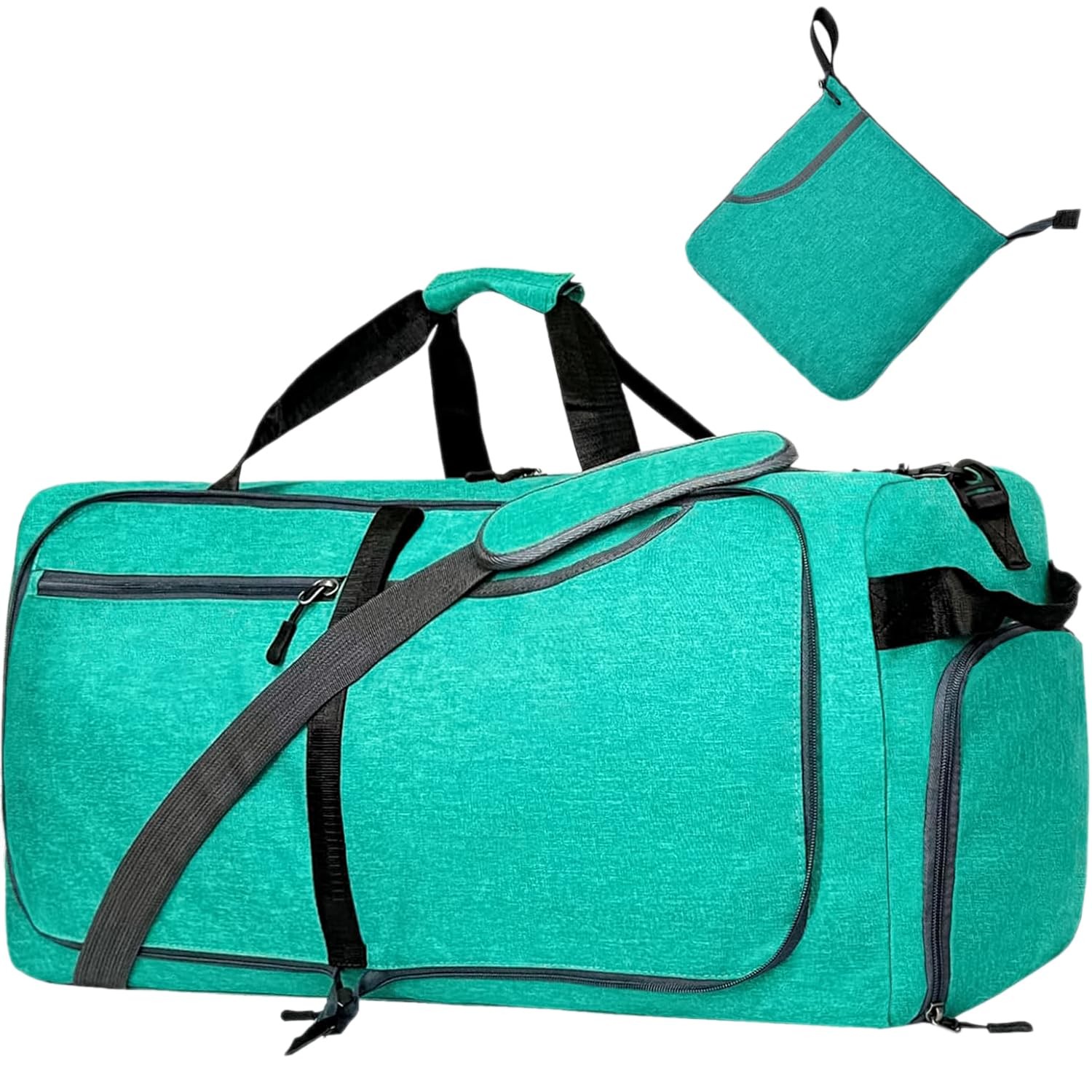 Travel Duffle Bag for Men, Large Foldable Duffel Bags for Traveling with Shoe...